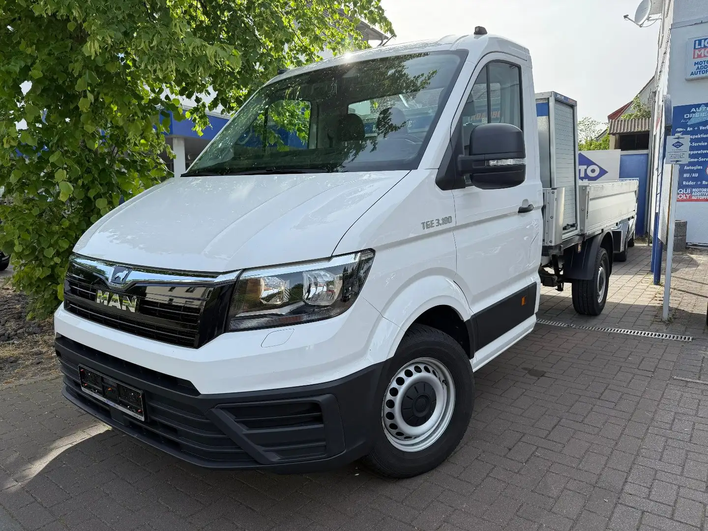 MAN TGE 3.180 Pritsche 2,0 TDI/Automatik/Klima/ Blanco - 1