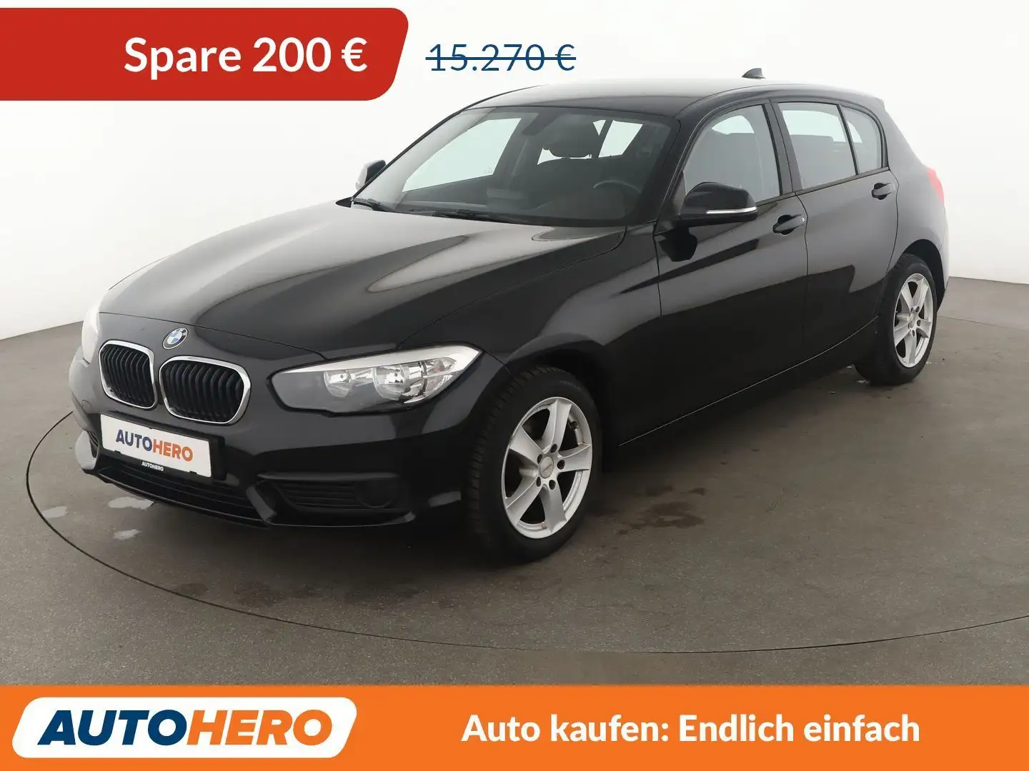 BMW 116 116d *NAVI*PDC*SHZ* Schwarz - 1