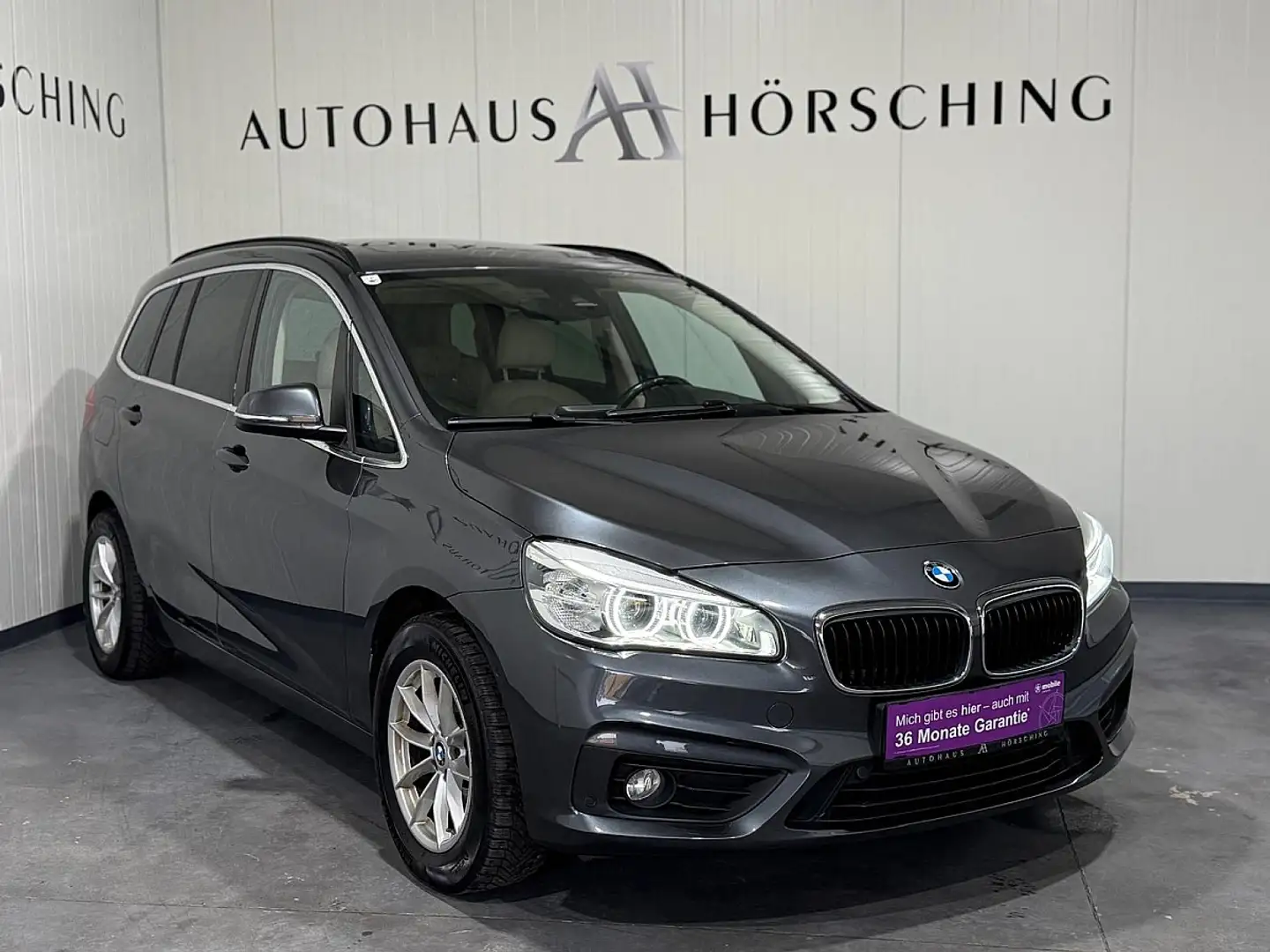 BMW 218 d Gran Tourer Advantage Aut. Grau - 1