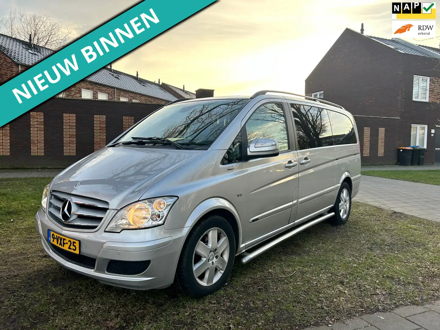 Mercedes-Benz Viano 3.0 CDI Trend DC Lang DUBBEL CABINE EN 2 X SCHUIFD Stříbrná - 1