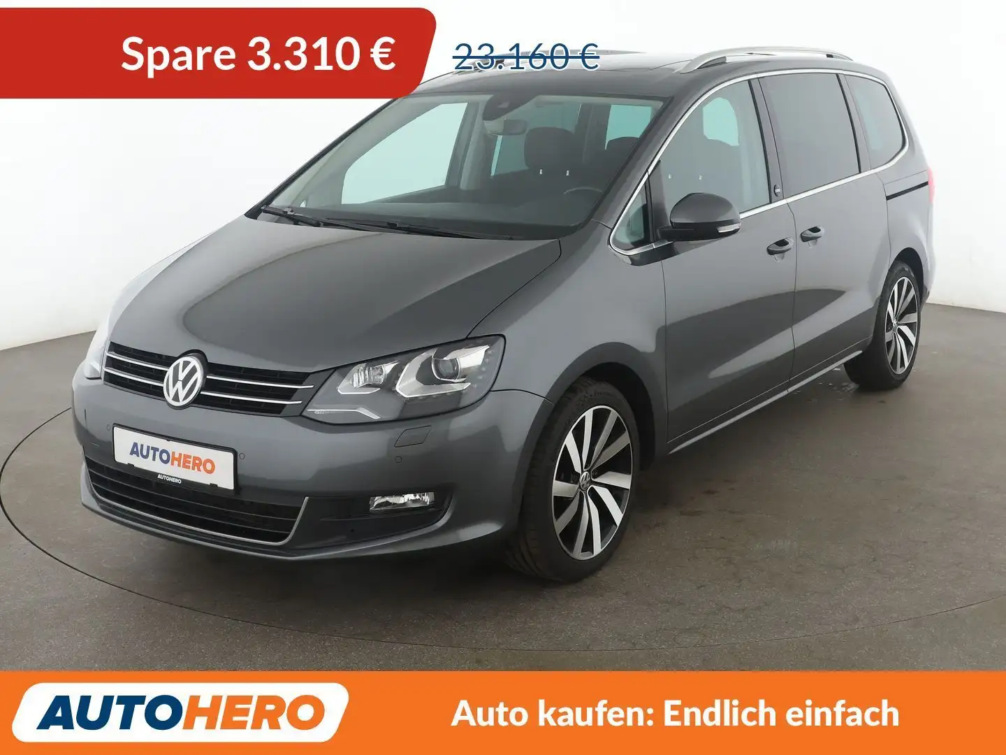 Volkswagen Sharan 2.0 TDI Sound BM*NAVI*XENON*ACC*CAM*SPUR*PDC* Grau - 1