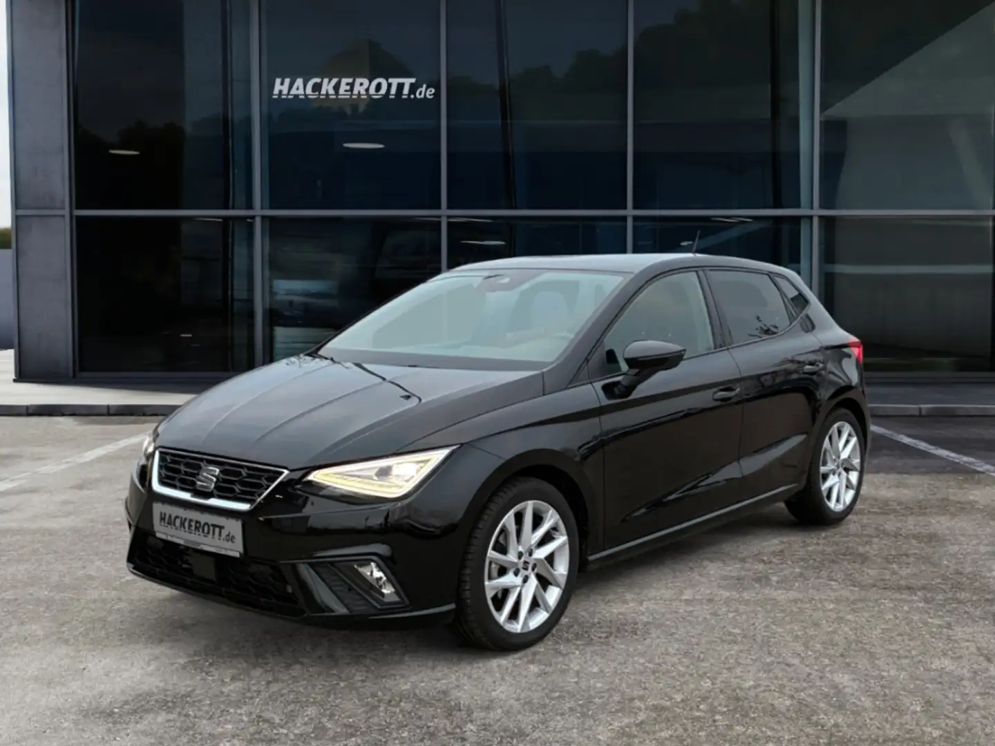 SEAT Ibiza FR 1.0 TSI PDC v+h Navi ACC Klimaa. Sitzhzg. Schwarz - 1