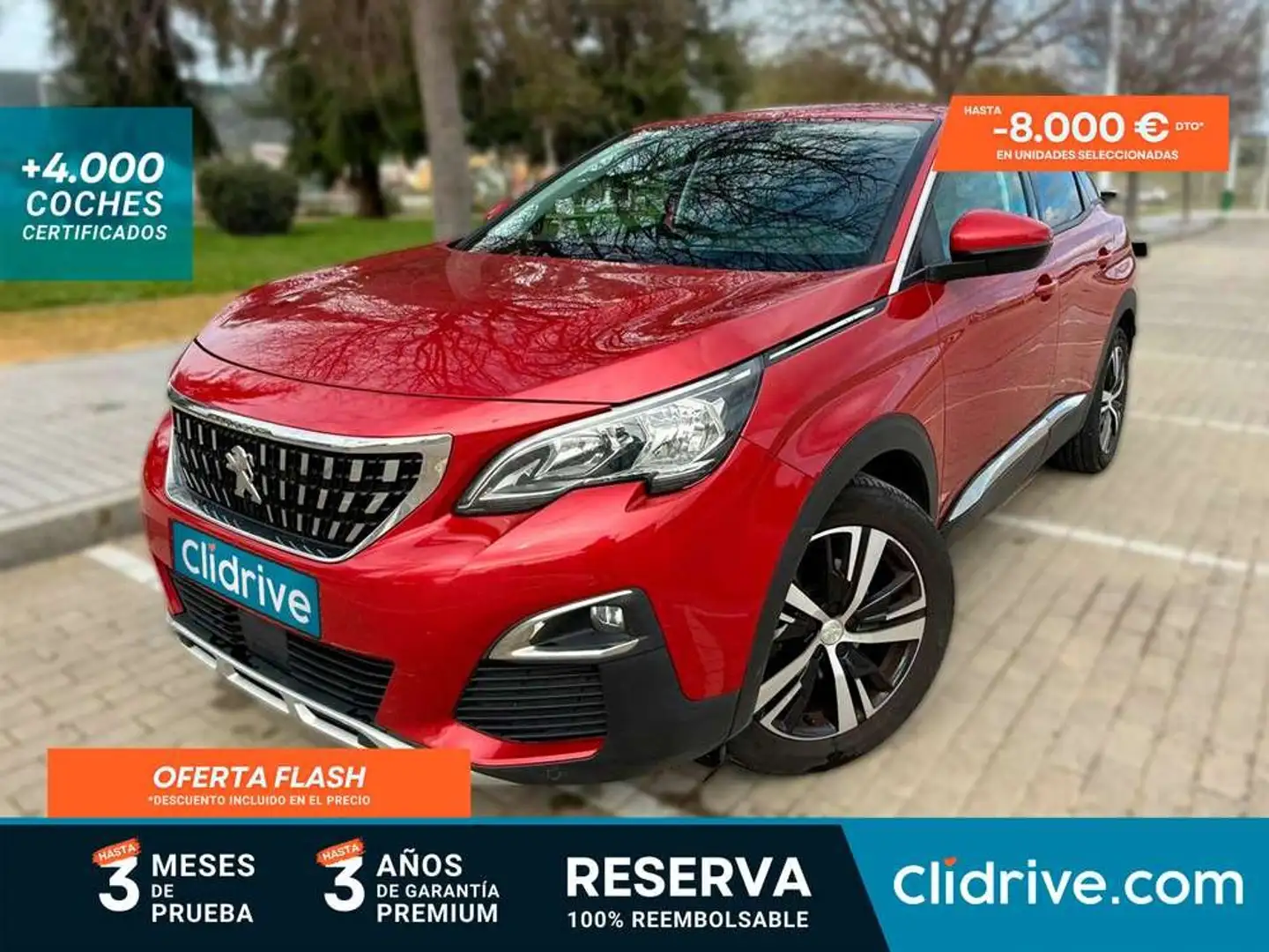 Peugeot 3008 1.2 PureTech SS Allure EAT8 Rouge - 1