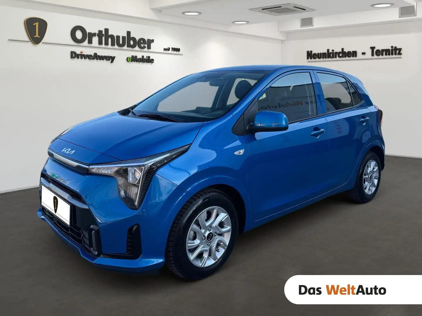 Kia Picanto Silber Blau - 1
