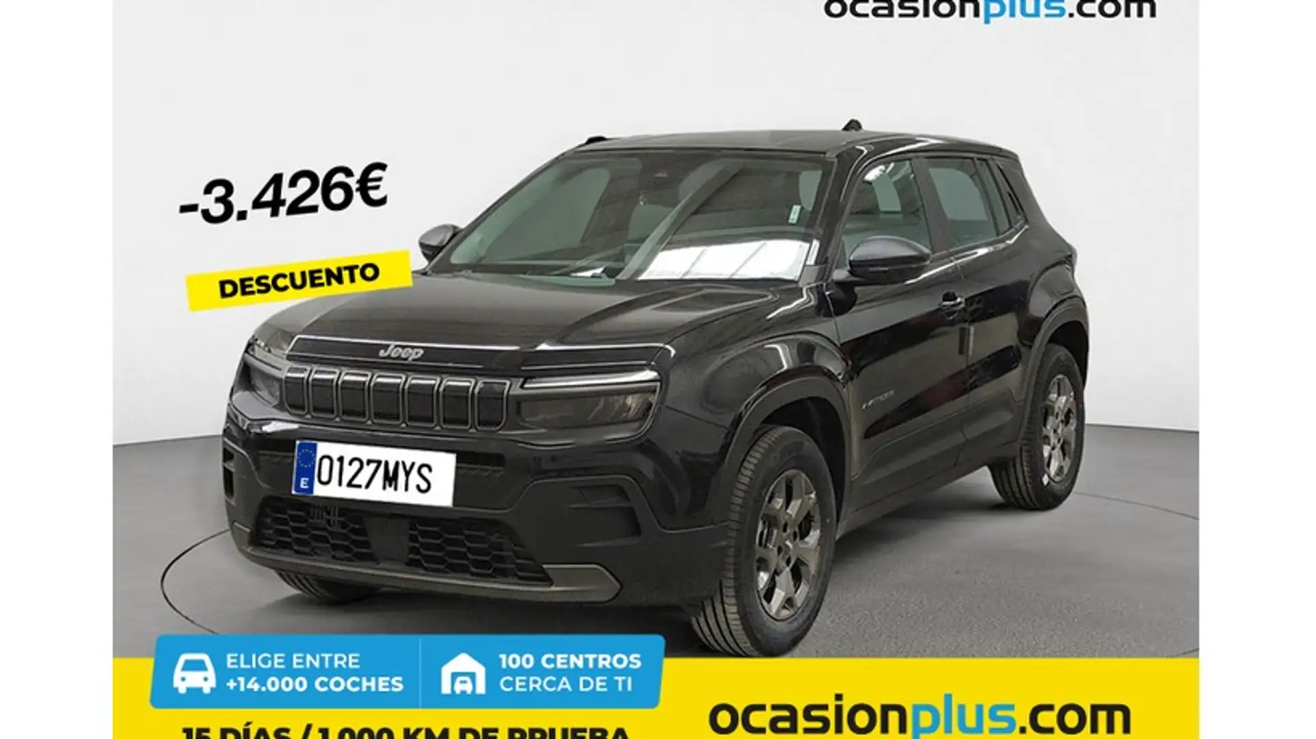 Jeep Avenger 1.2 Longitude 100 Zwart - 1