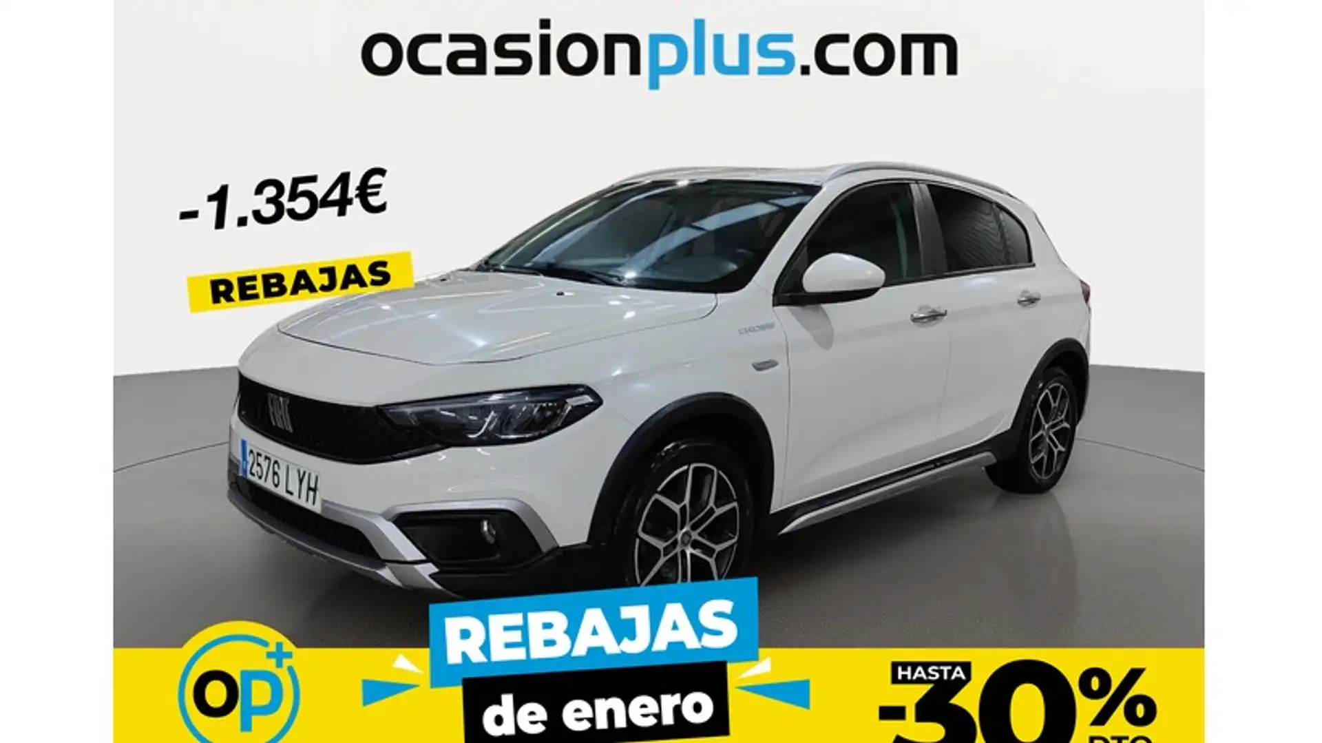 Fiat Tipo 1.5 Hybrid Cross DCT 96KW Blanc - 1
