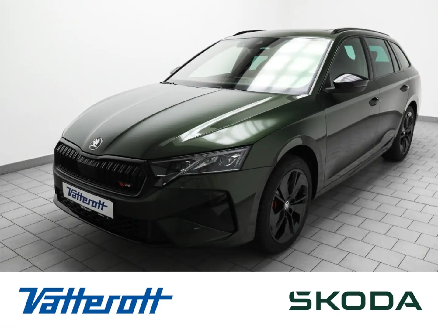 Skoda Octavia Combi RS 2.0 TSI DSG Navi AHK HuD Panodach Grün - 1