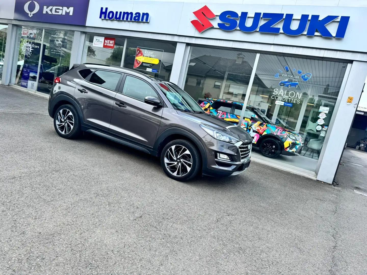 Hyundai TUCSON Tucson blue 1.6 CRDi 2WD DCT Style Brown - 2