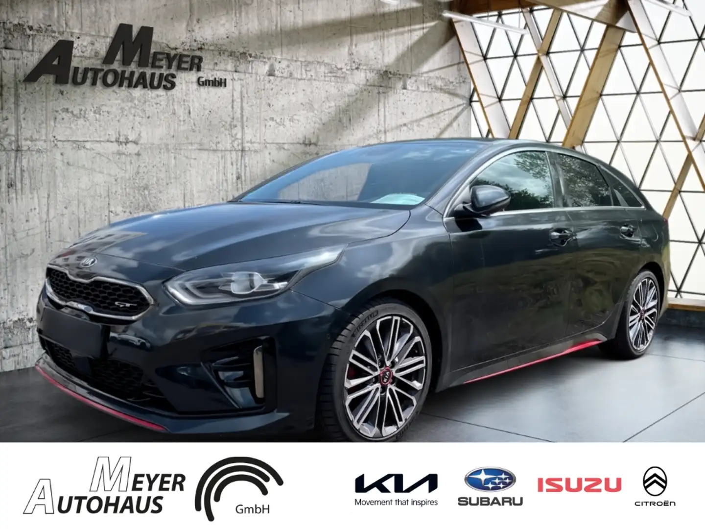 Kia ProCeed / pro_cee'd 1.6T GT DCT+Smartkey+el. Heckklappe+Einparkhilfe v Schwarz - 2