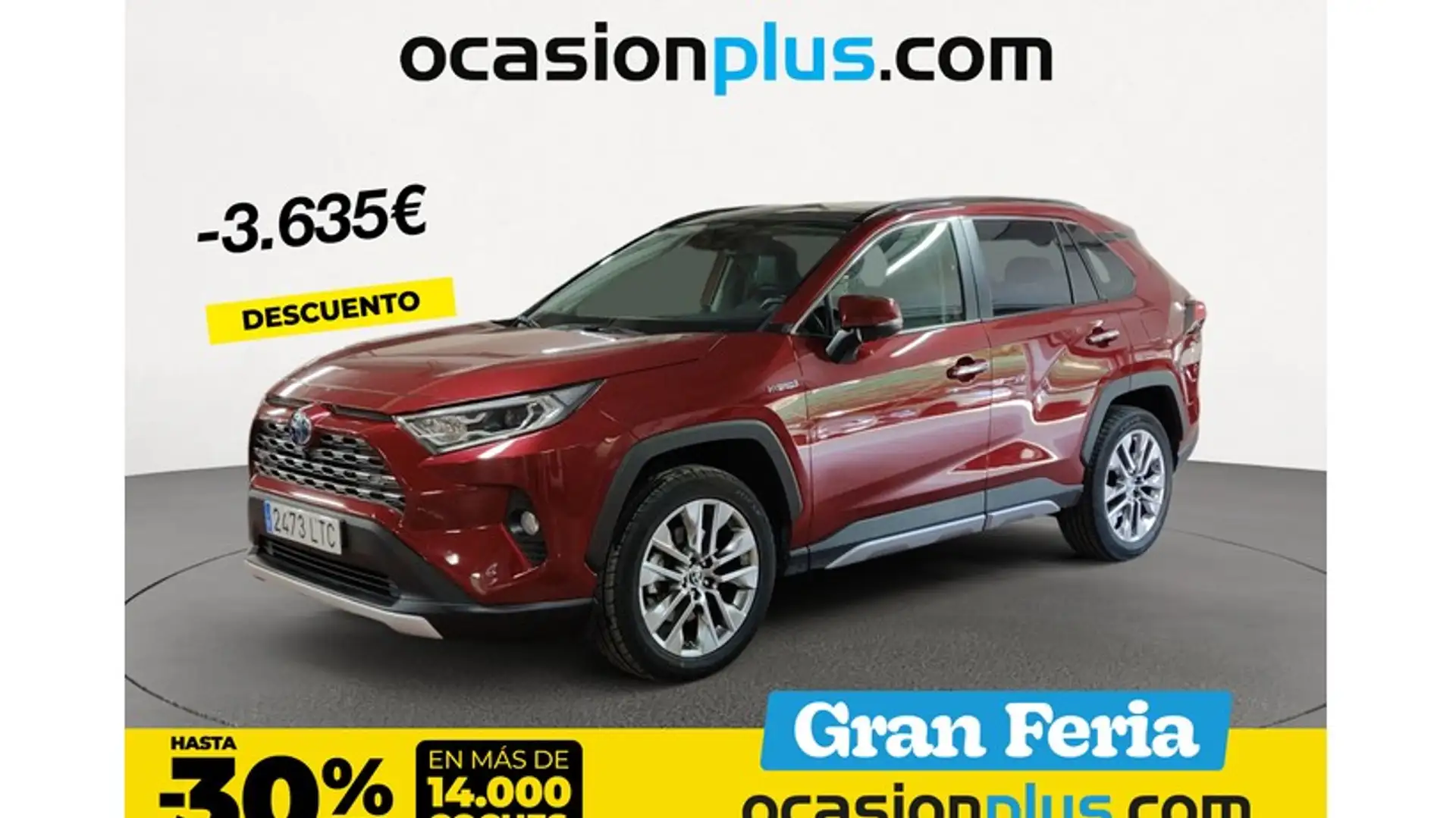 Toyota RAV 4 2.5 hybrid 2WD Luxury Rojo - 1