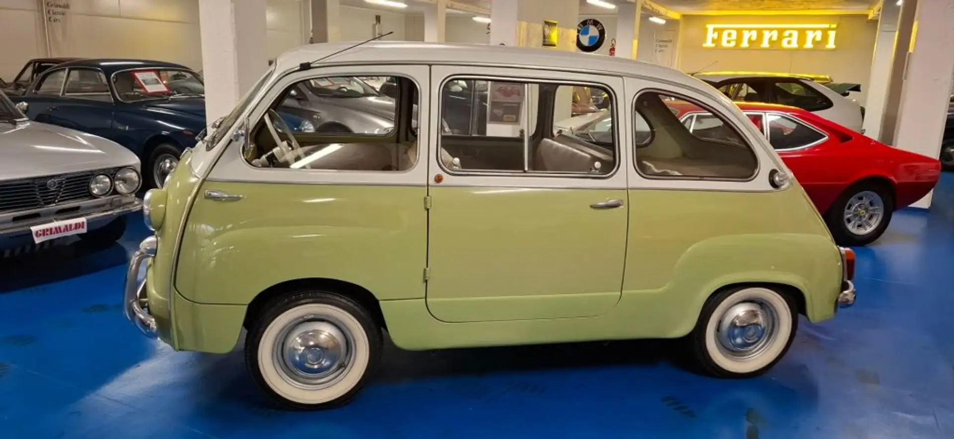 Fiat Multipla 600D PISTACCHIO - PANNA Vert - 2