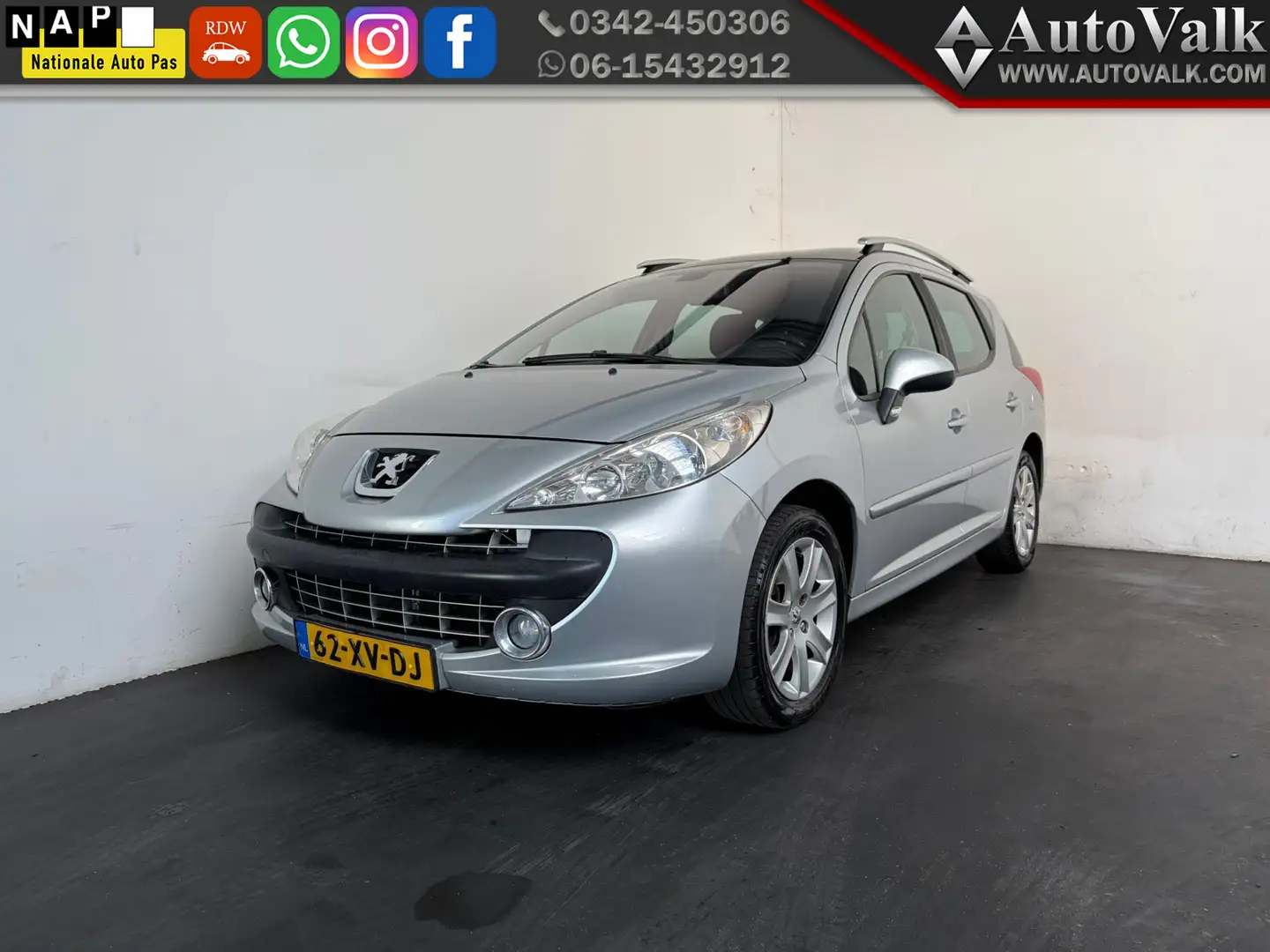 Peugeot 207 SW 1.6 VTi XS Première. trekhaak! Gris - 1