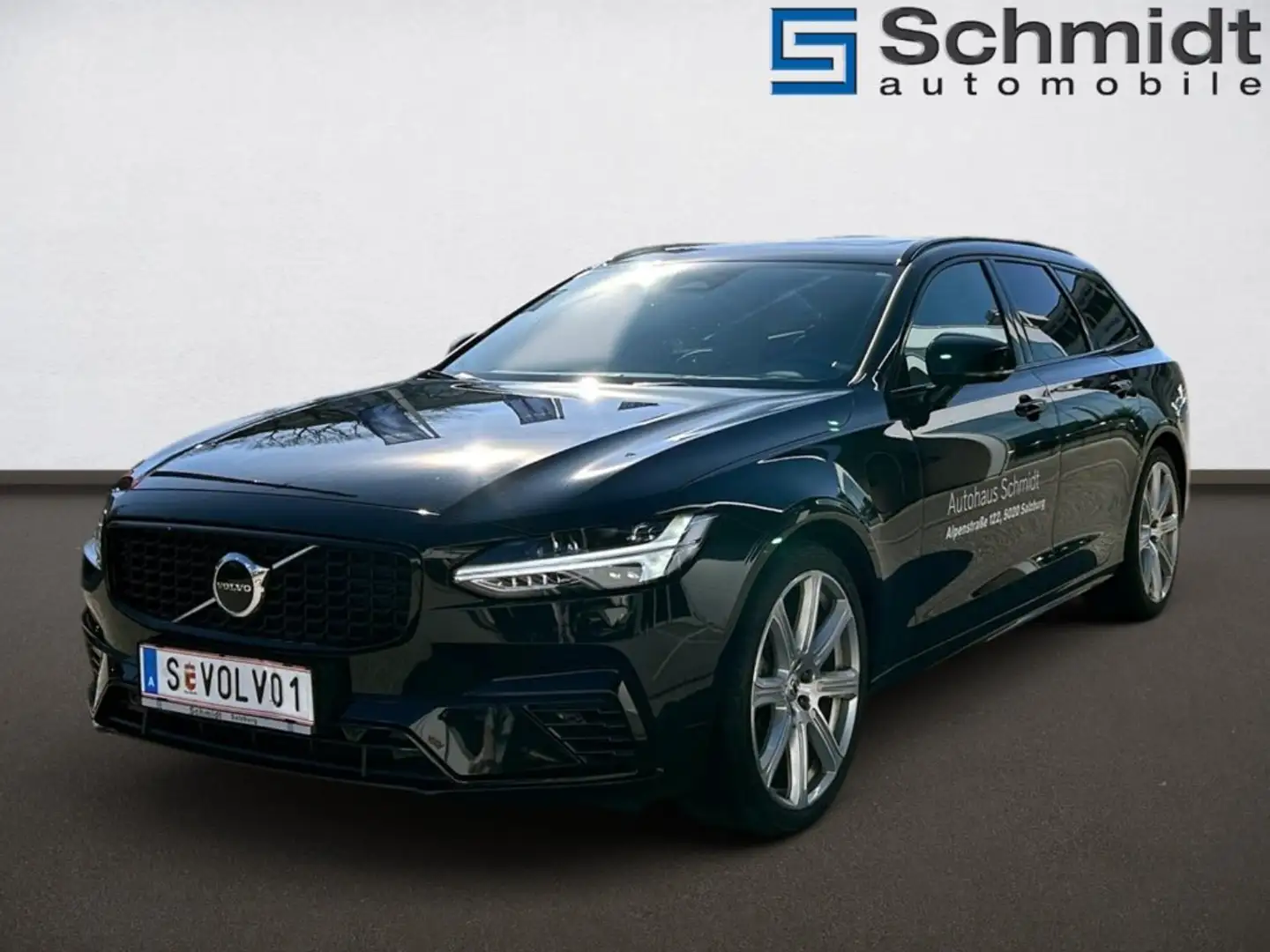 Volvo V90 Recharge Ultimate, T6 AWD Plug-in Hybrid, Elek Schwarz - 1