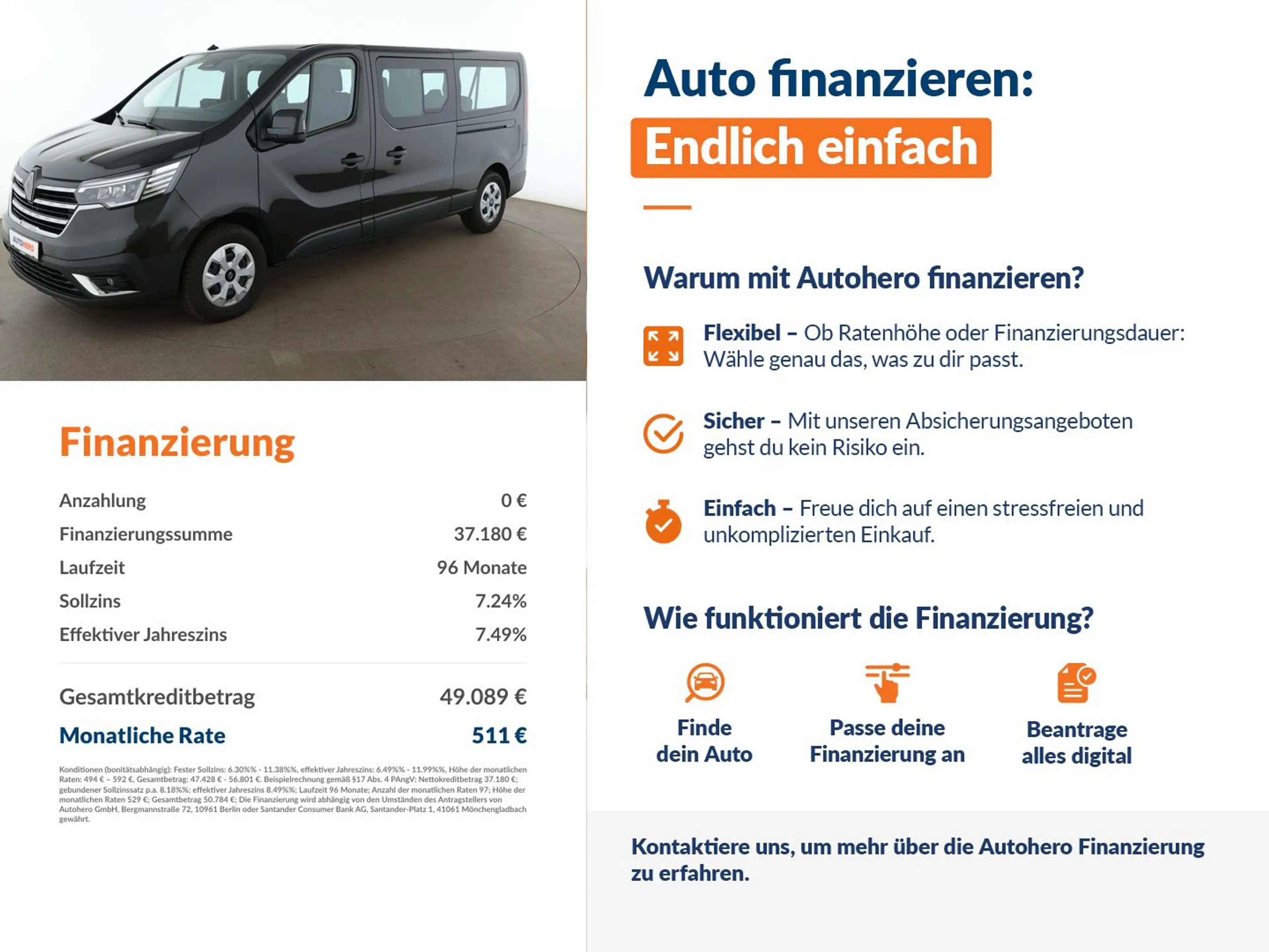 Renault Trafic 2.0 BLUE dCi L2H1 Grand SpaceClass Aut.*NAVI*LED* — photo 2