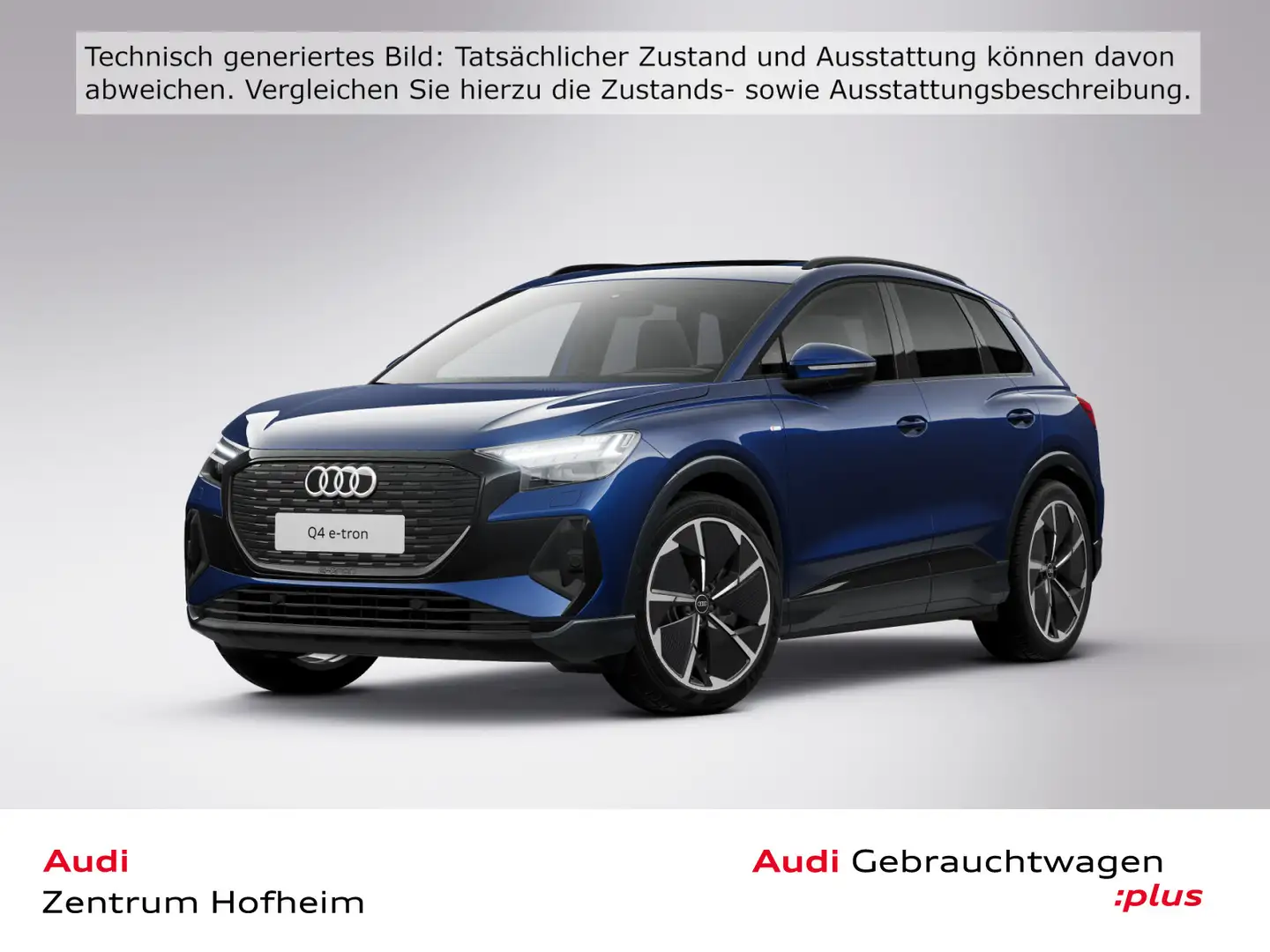 Audi Q4 e-tron 45 qu S line*AR-HUD*Pano*Matrix*Virtua Blau - 1