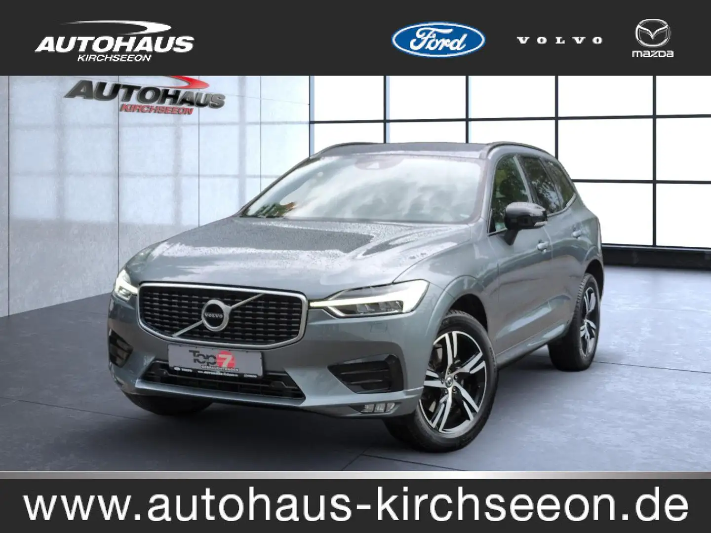 Volvo XC60 T4 R-Design 2WD Automatik Bluetooth Navi LED Grau - 1