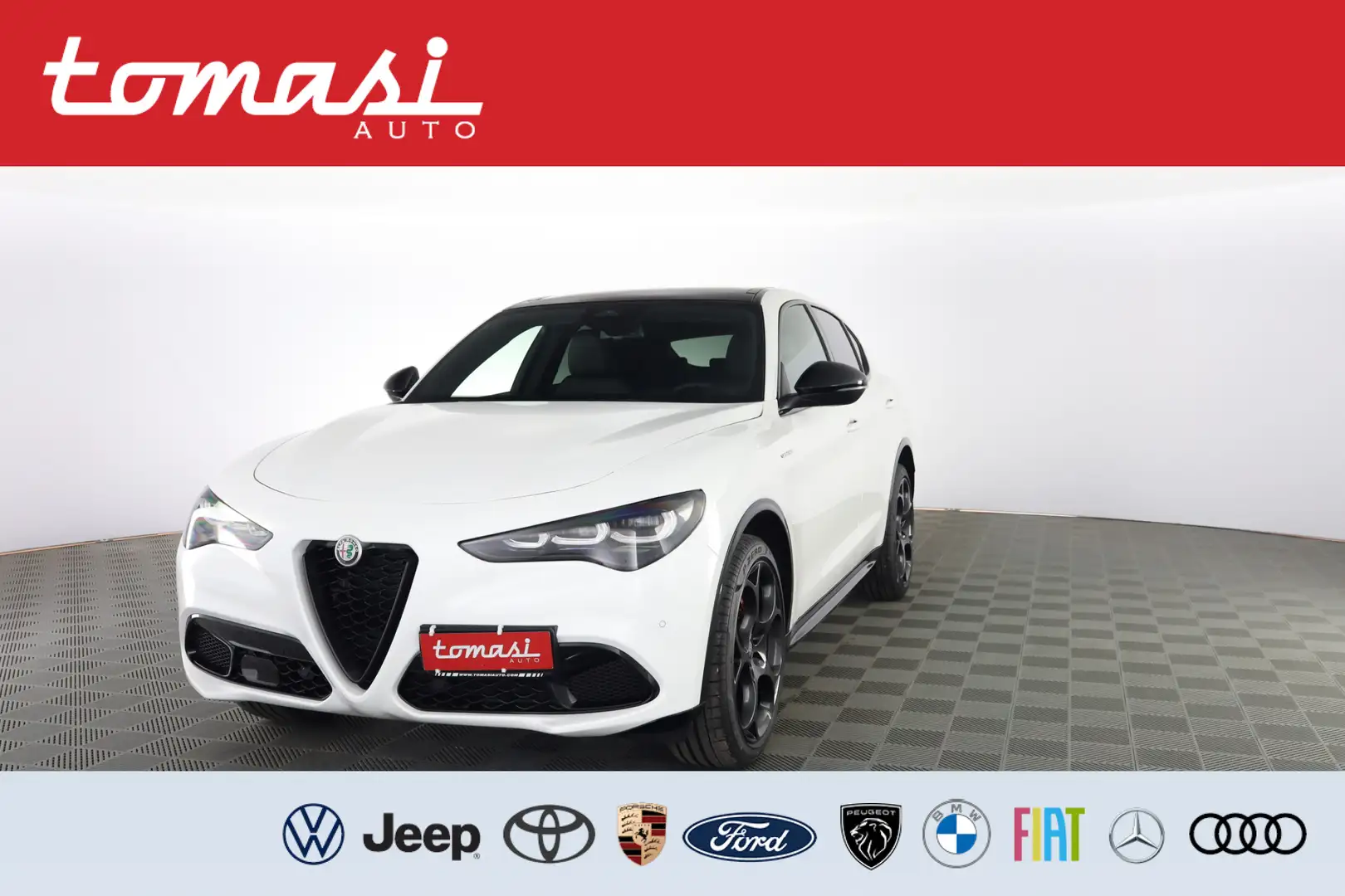 Alfa Romeo Stelvio Stelvio 2.2 Turbodiesel 210 CV AT8 Q4 Veloce Alb - 1