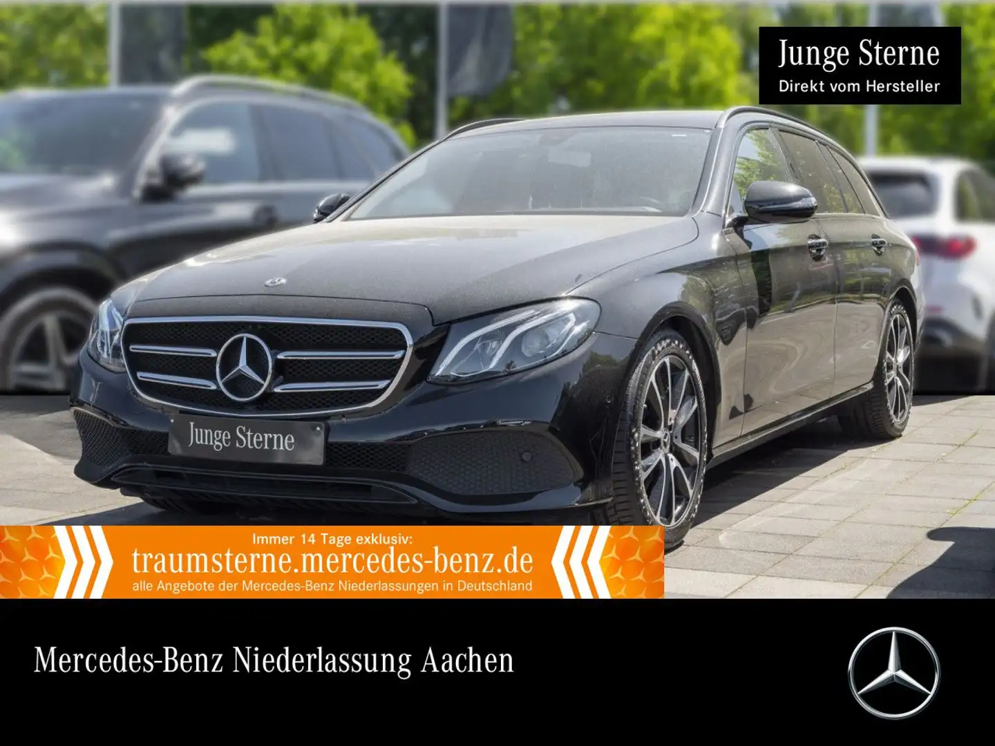 Mercedes-Benz E 200 T AVANTG+NIGHT+LED+KAMERA+TOTW+9G Schwarz - 1