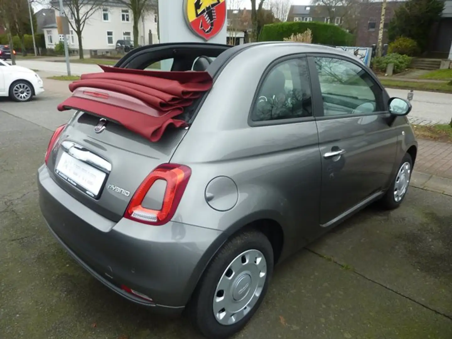Fiat 500C Cabrio 1,0 GSE 51kW (70 PS) PDC Navi Klimaautomati Grau - 2