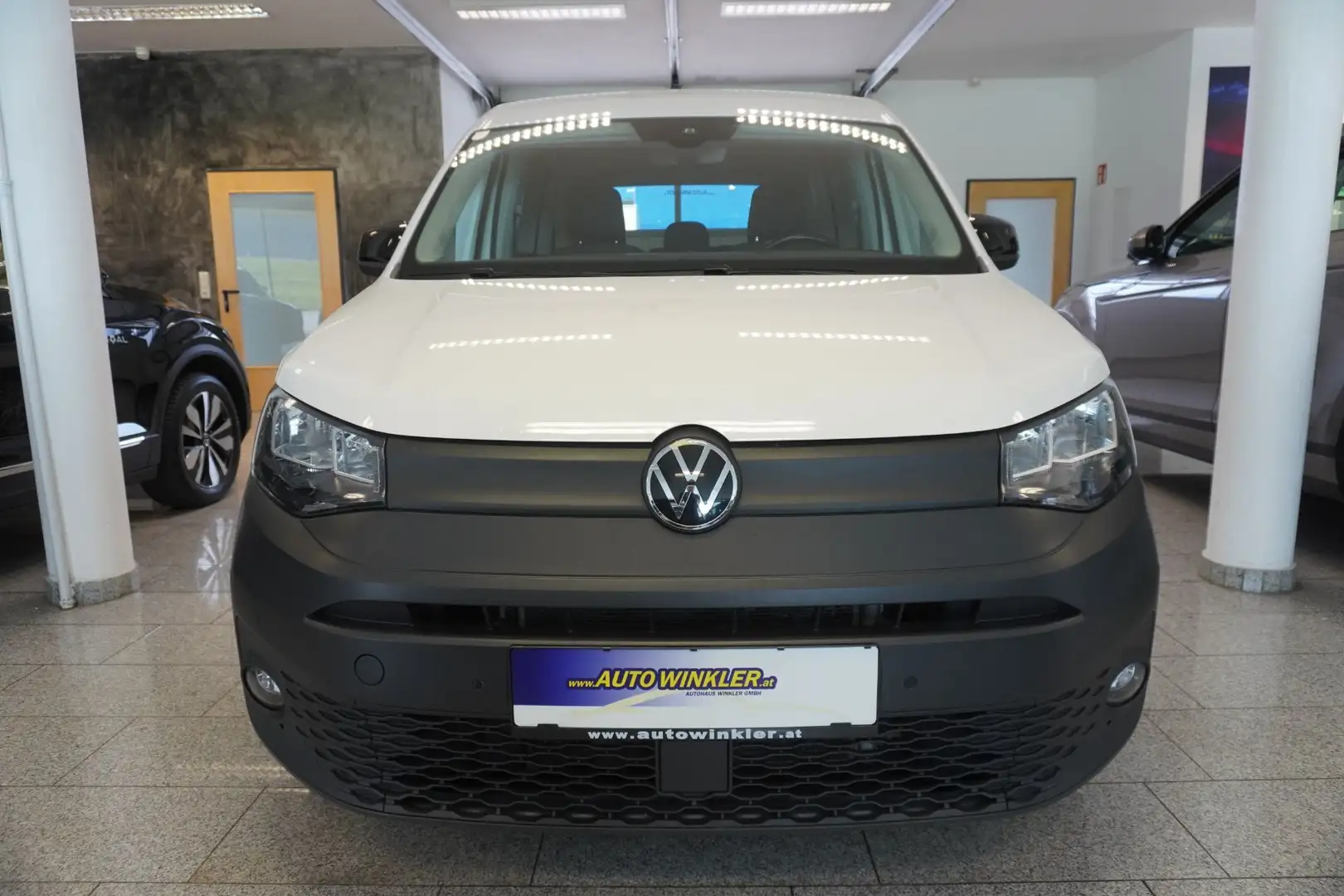 Volkswagen Caddy 2,0 TDI AHV/Klima/2xSchiebetür Weiß - 2