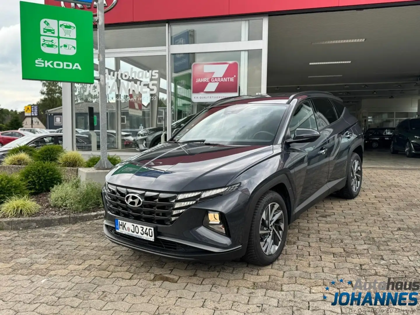 Hyundai TUCSON 1.6 T-GDI 2WD 48V Smart Klima Navi Rückfahrkamera Gris - 1