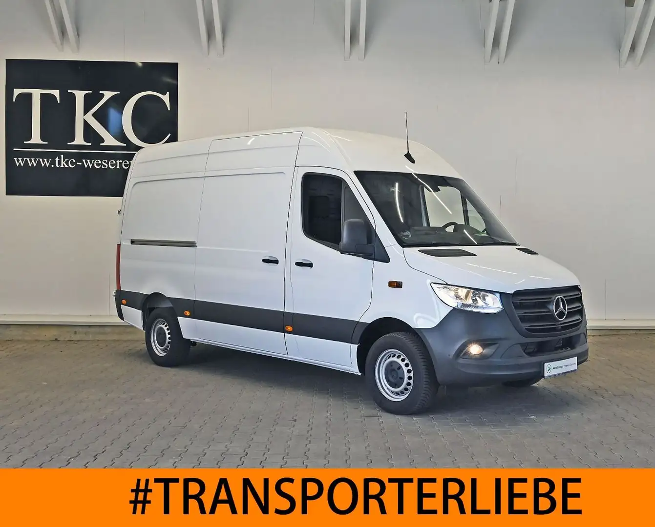 Mercedes-Benz Sprinter 317 CDI/36 L2H2 9G-Tronic AHK A/C #T184 Weiß - 2