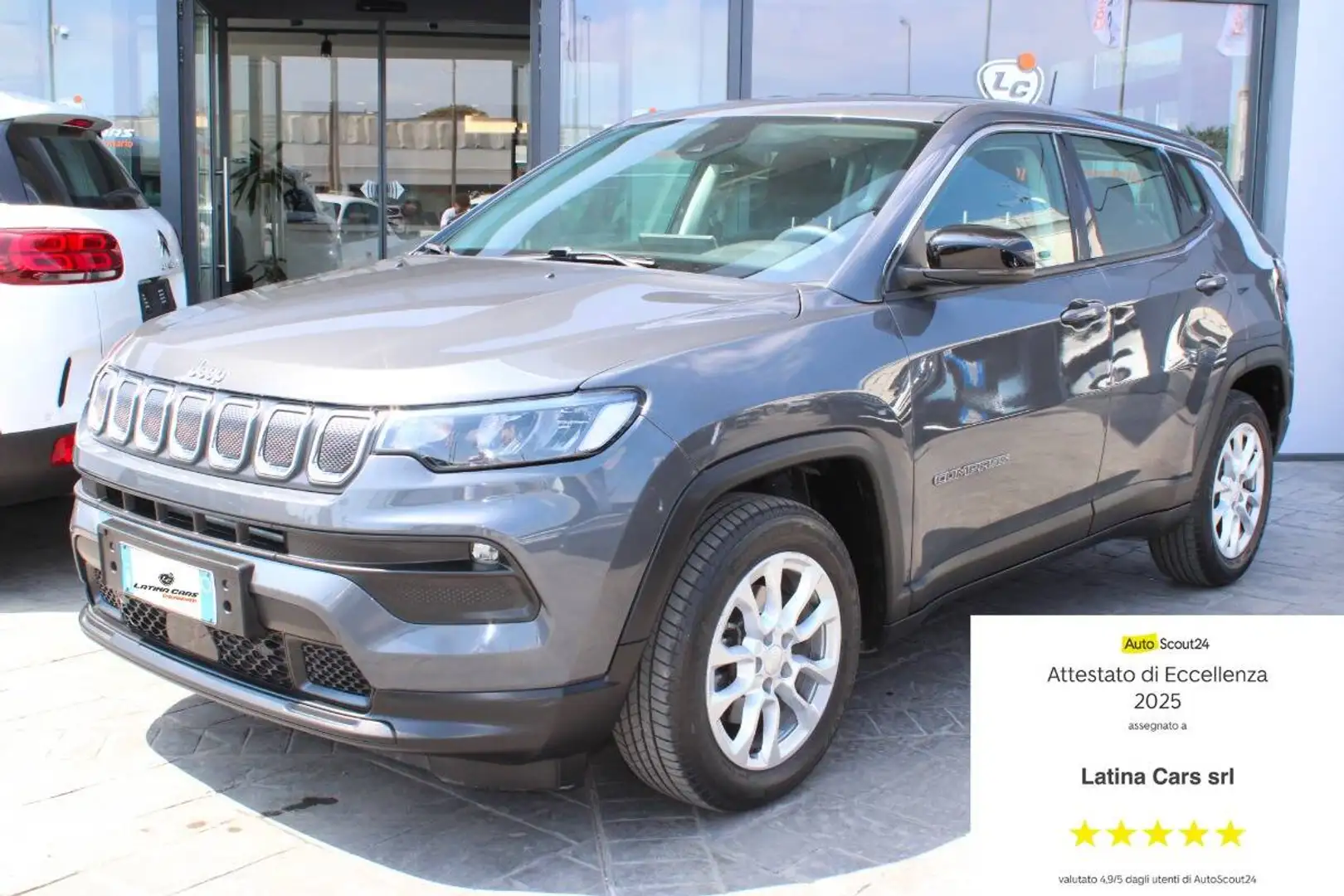 Jeep Compass 1.6 mjt Longitude 130cv Con NAVIGATORE Grigio - 1