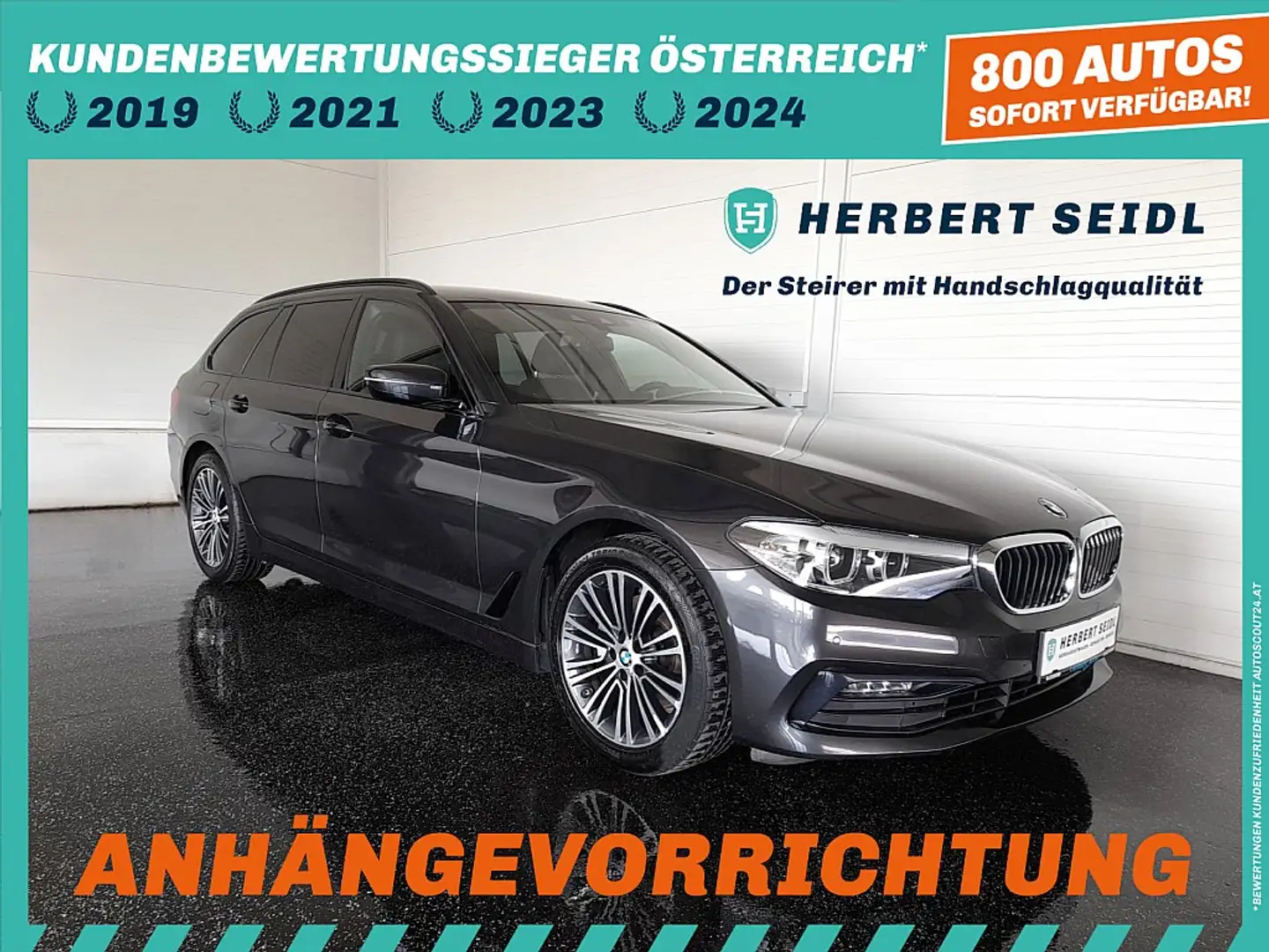 BMW 518 d Touring SPORTLINE Aut. *VOLL LED / NAVI / VOL... Gris - 1
