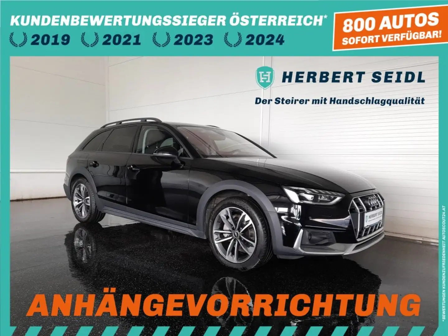 Audi Allroad A4 ALLROAD quattro 2,0 TDI S-tr. *VOLL-LED MIT FLA / 18 ZOLL / HEAD-UP / ASS PAKET TOUR / NAVI / AHV / E-KLAPPE* Schwarz - 1