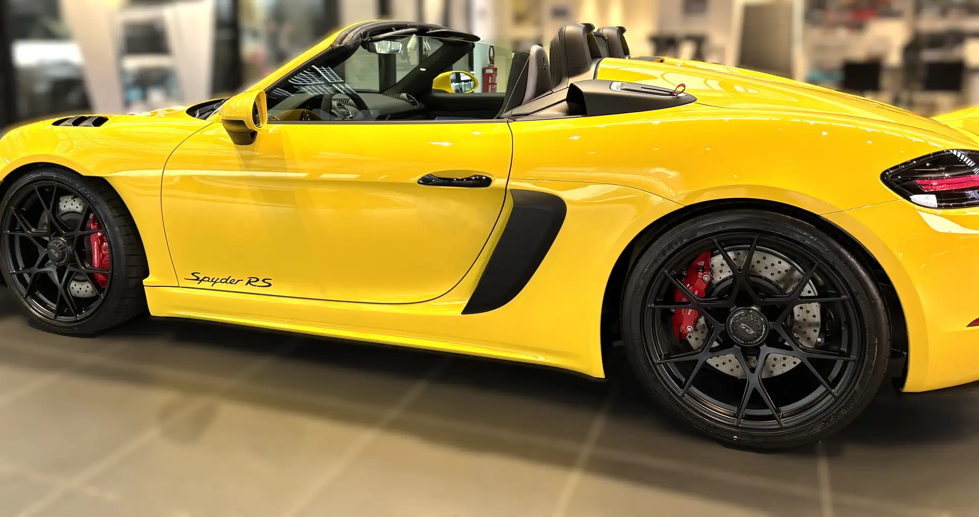 Porsche Boxster Spyder 718 RS PDK Garantie Porsche 11/26 Jaune - 2