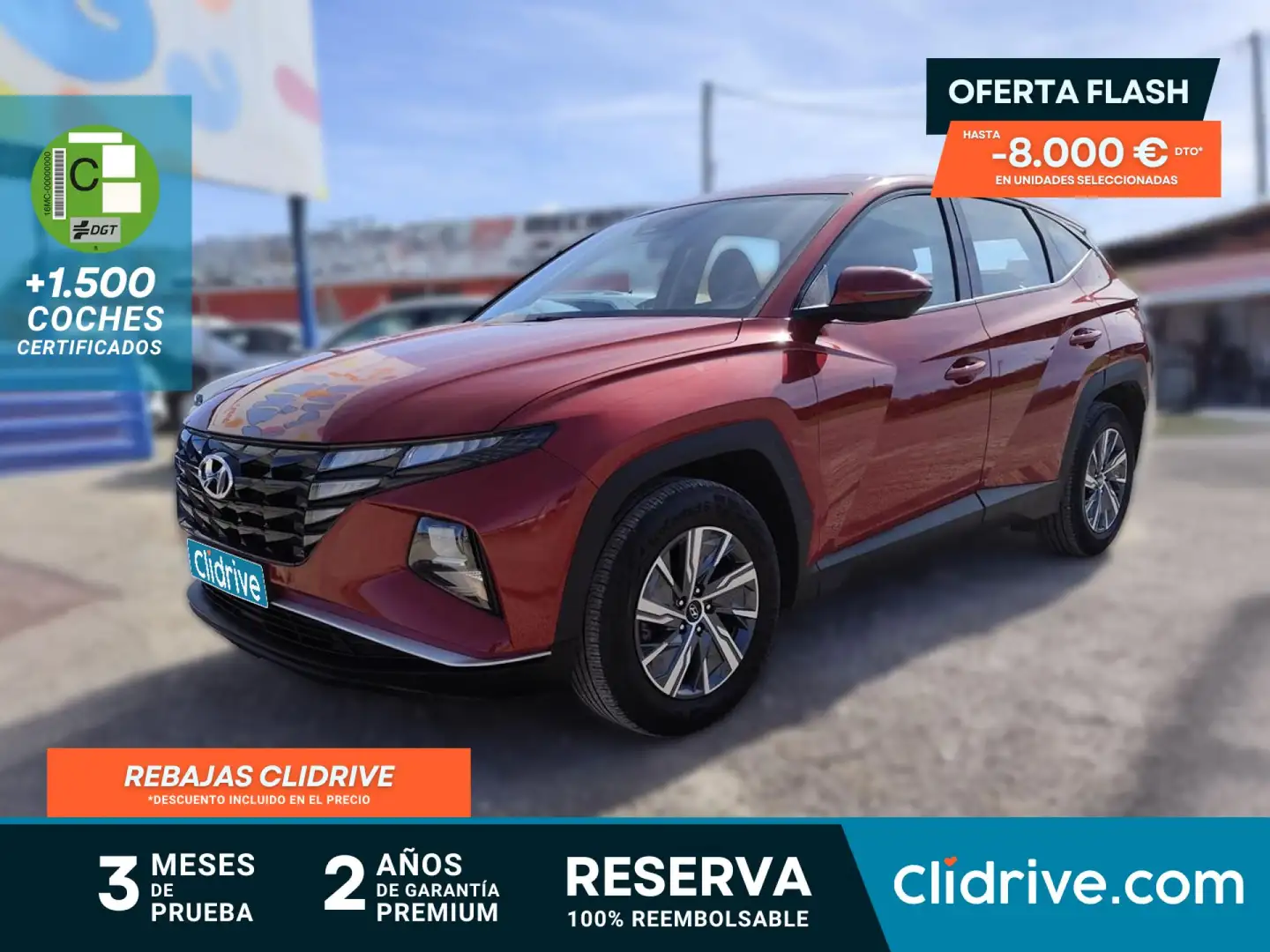 Hyundai TUCSON 1.6 CRDI Klass Safe 4x2 Rojo - 1