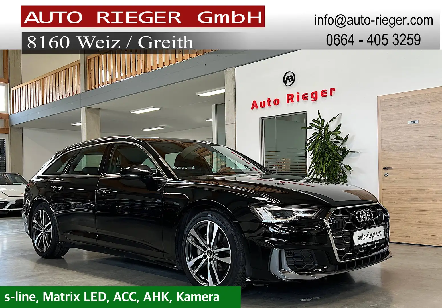 Audi A6 Avant 40TDI quattro s-line ACC AHK Virtual Standhz Schwarz - 1