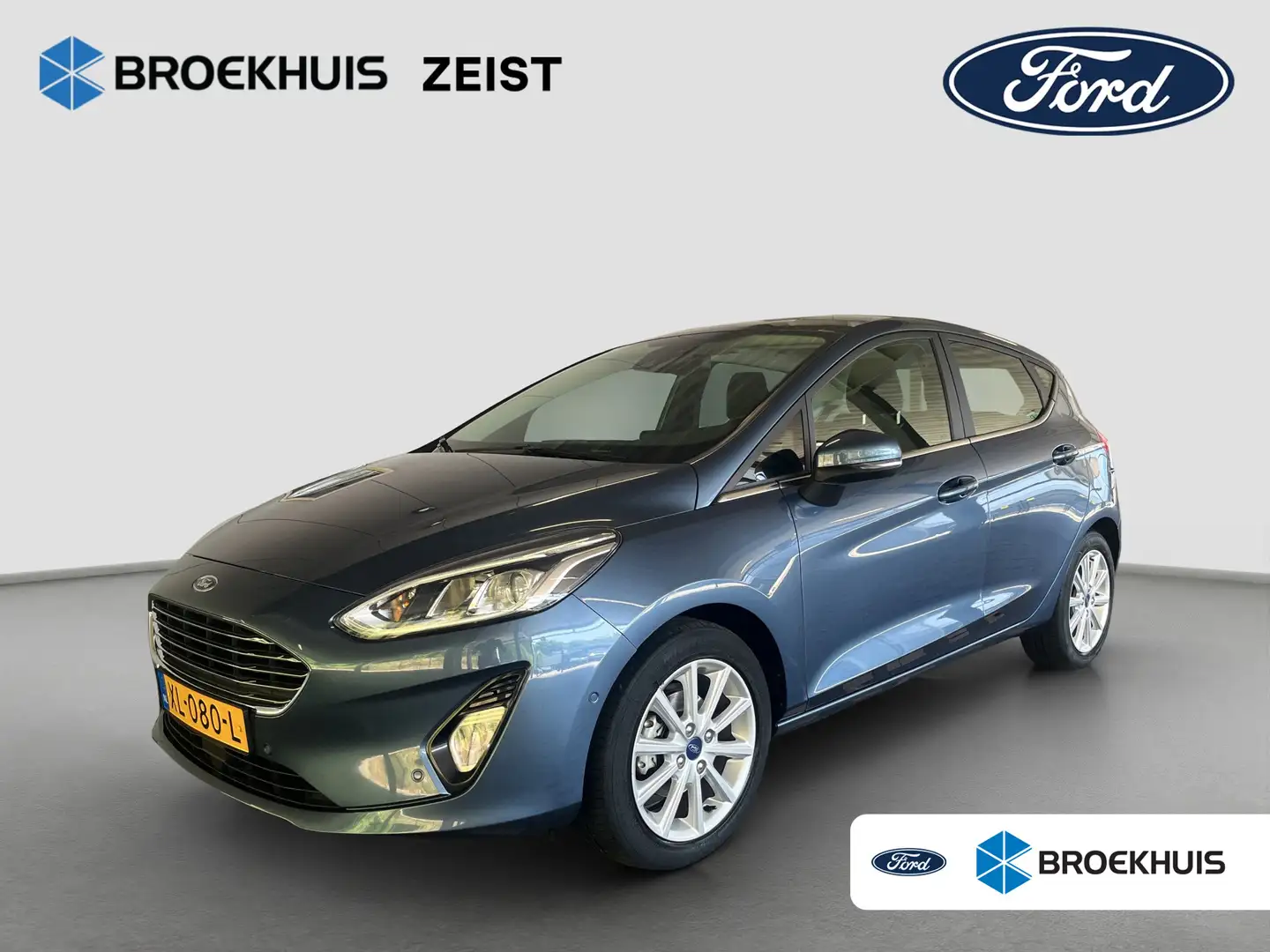 Ford Fiesta 1.0 EcoBoost Titanium | Dealer o.h. | Adaptieve cr Bleu - 1