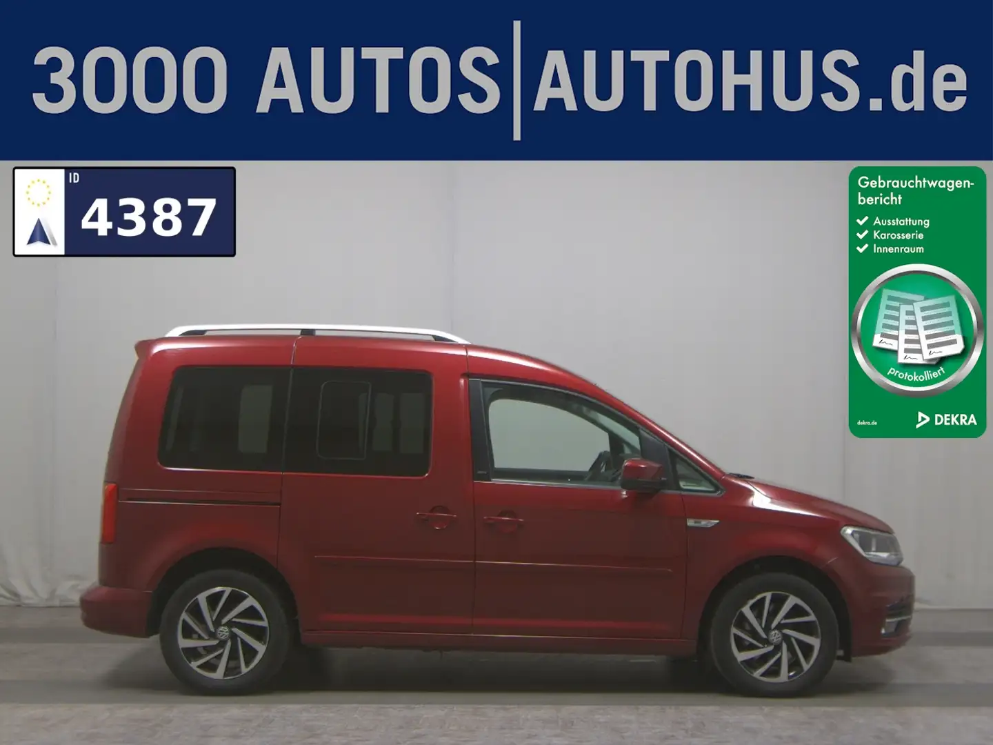 Volkswagen Caddy 2.0 TDI Join Navi PDC Rot - 1
