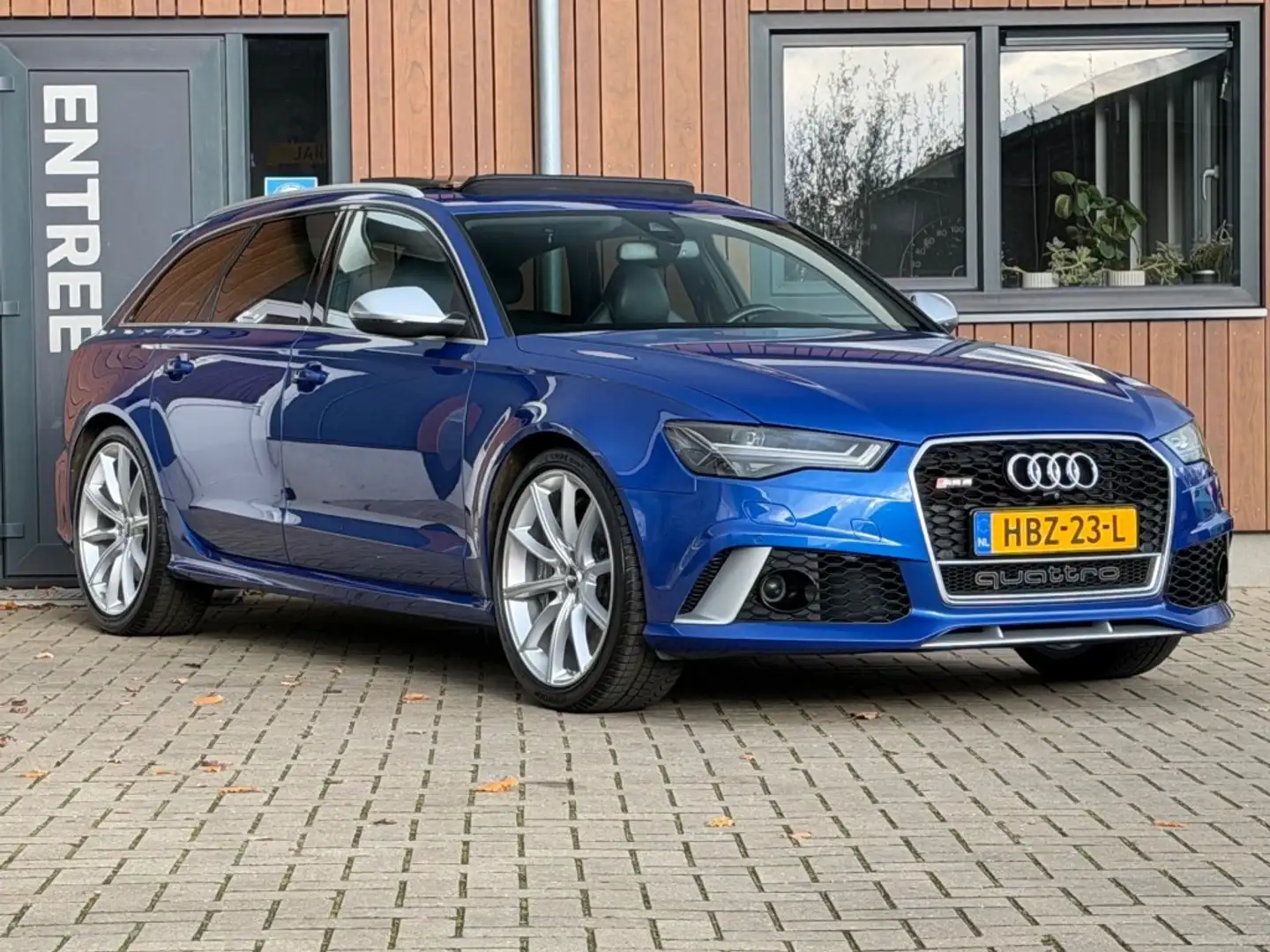 Audi RS6 4.0 TFSI RS6 perf. pano keramisch Audi exclusive A Blauw - 2