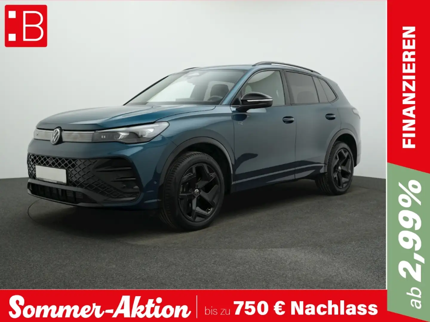 Volkswagen Tiguan 2.0 TDI DSG 4Mo. R-Line IQ.LIGHT NAVI HK-SOUND AHK Blau - 1