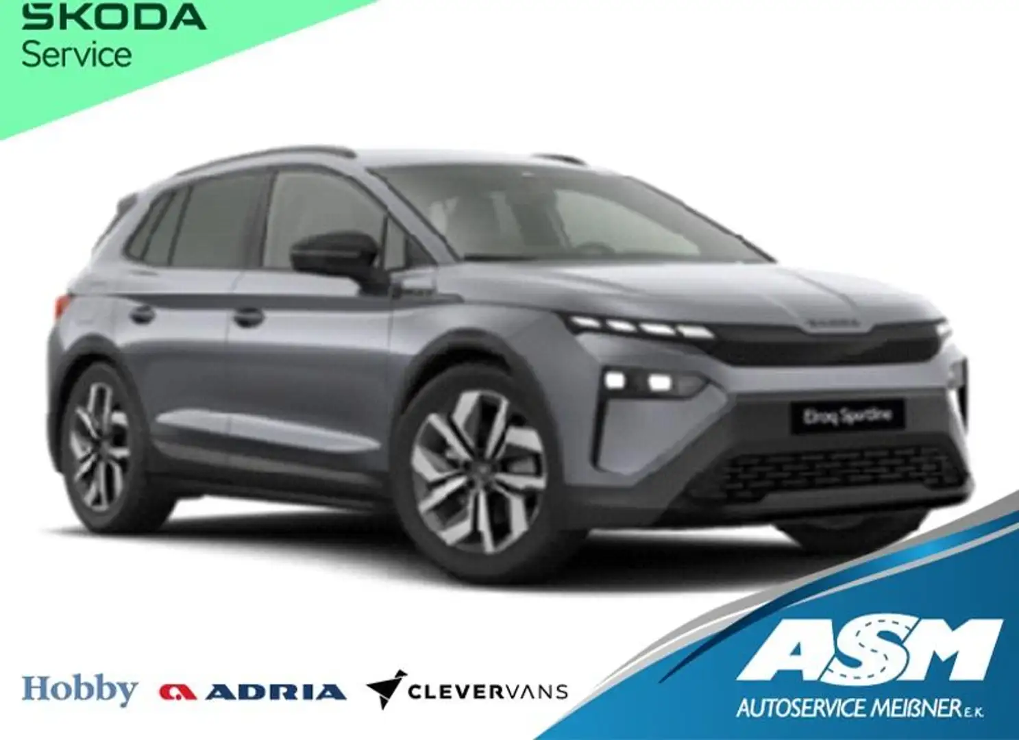 Skoda Elroq Sportline 60*ADVANCED PAKET*AHK*WÄRMEPUMPE Gris - 1