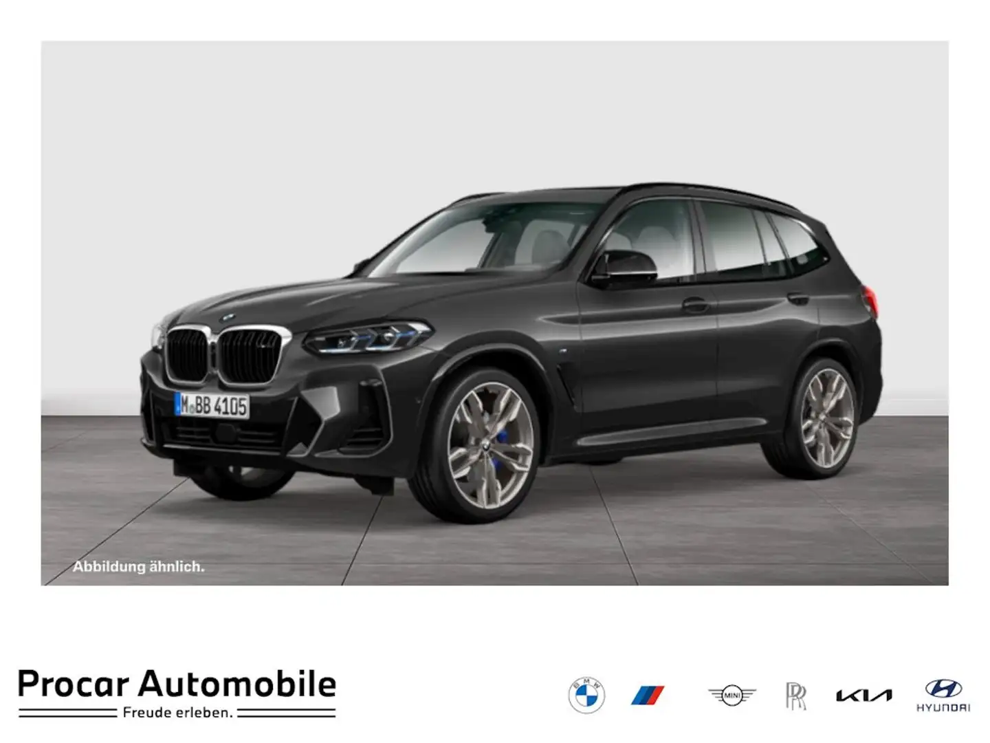 BMW X3 M 40d HUD PANO ACC AHK 360°KAM RFK NAVI LED Grau - 1