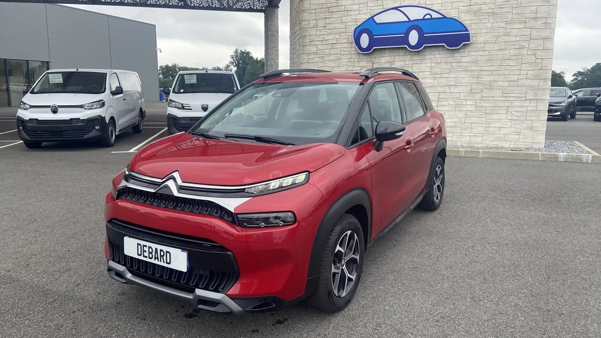 Citroen C3 Aircross 1.5 BLUEHDI 110CH S\u0026S PLUS Rouge - 1