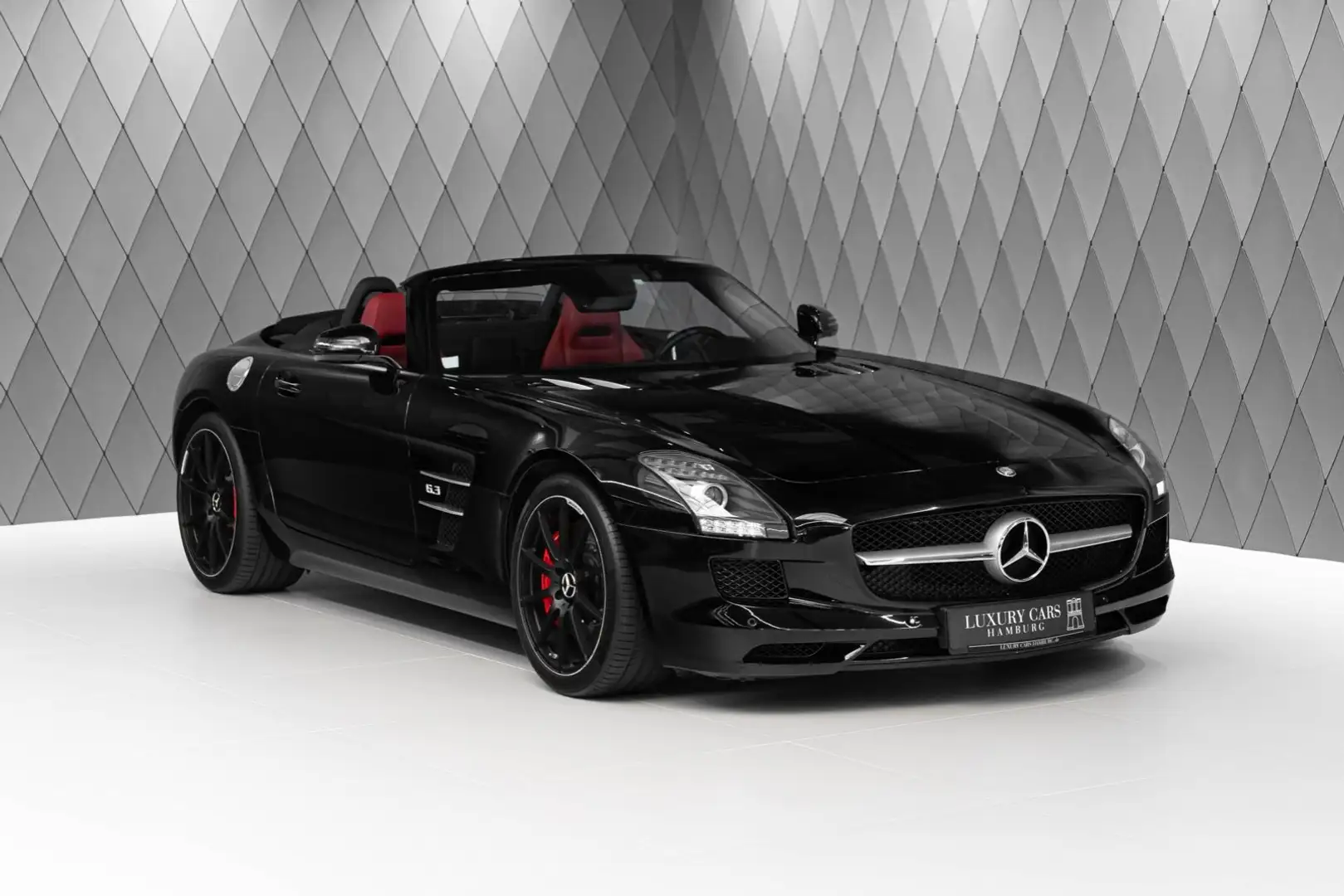 Mercedes-Benz SLS Roadster BLACK/RED EXCLUSIVE CAMERA Black - 2
