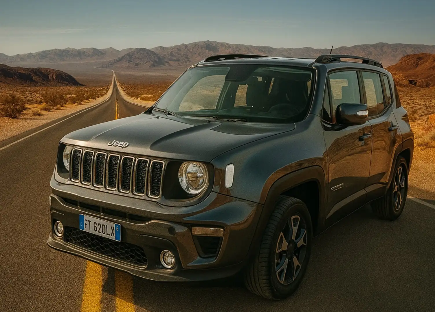 Jeep Renegade Renegade 2019 1.6 mjt Longitude 2wd 120cv Grigio - 1