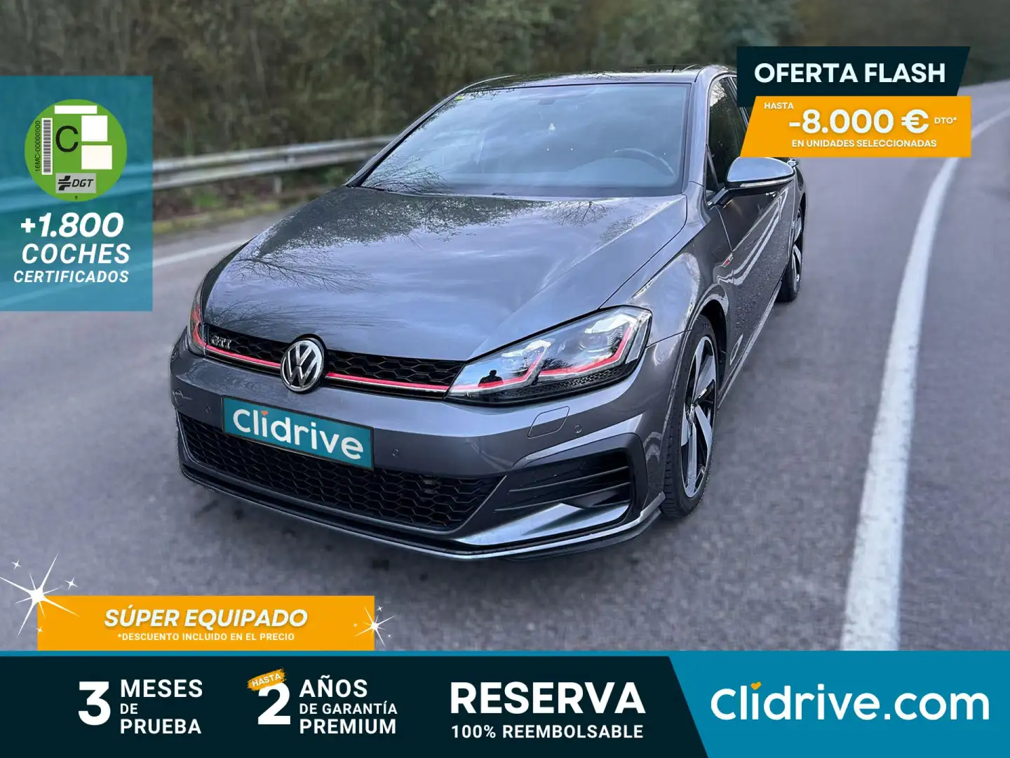 Volkswagen Golf GTI 2.0 TSI DSG6 169kW Gris - 1