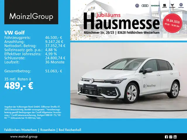 Volkswagen Golf GTE GTE 1,5 l eHybrid OPF 130 kW (177 P S) / 85