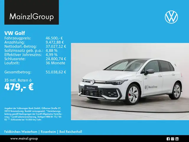 Volkswagen Golf GTE GTE 1,5 l eHybrid OPF 130 kW (177 P S) / 85