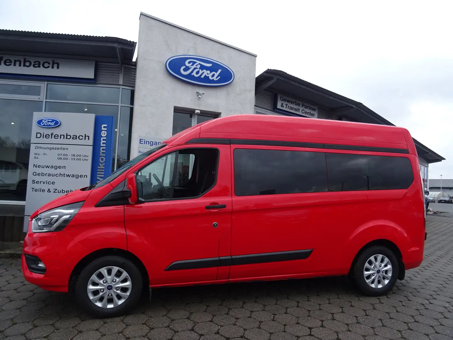 Ford Transit Custom 340 L2 Trend M-Hev +Xenon+Kamera+9-Sitze Red - 2