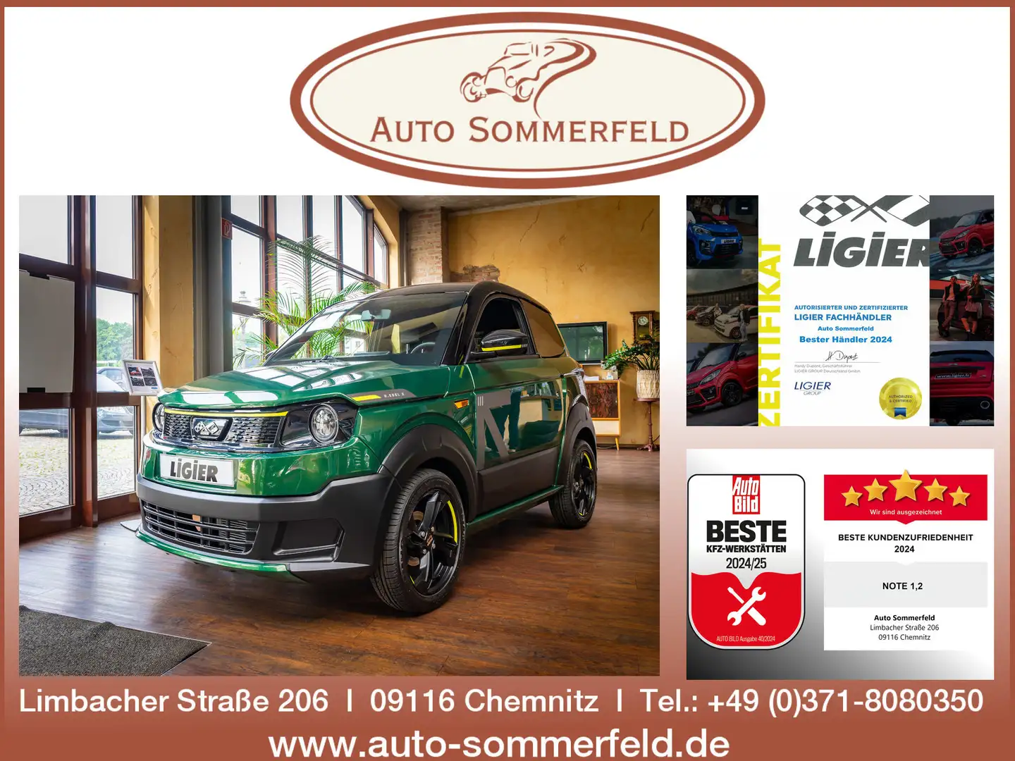 Ligier Myli R.EBEL X 12,42kWh 192km Klima/ Sitzh./Carpl/ Vert - 1