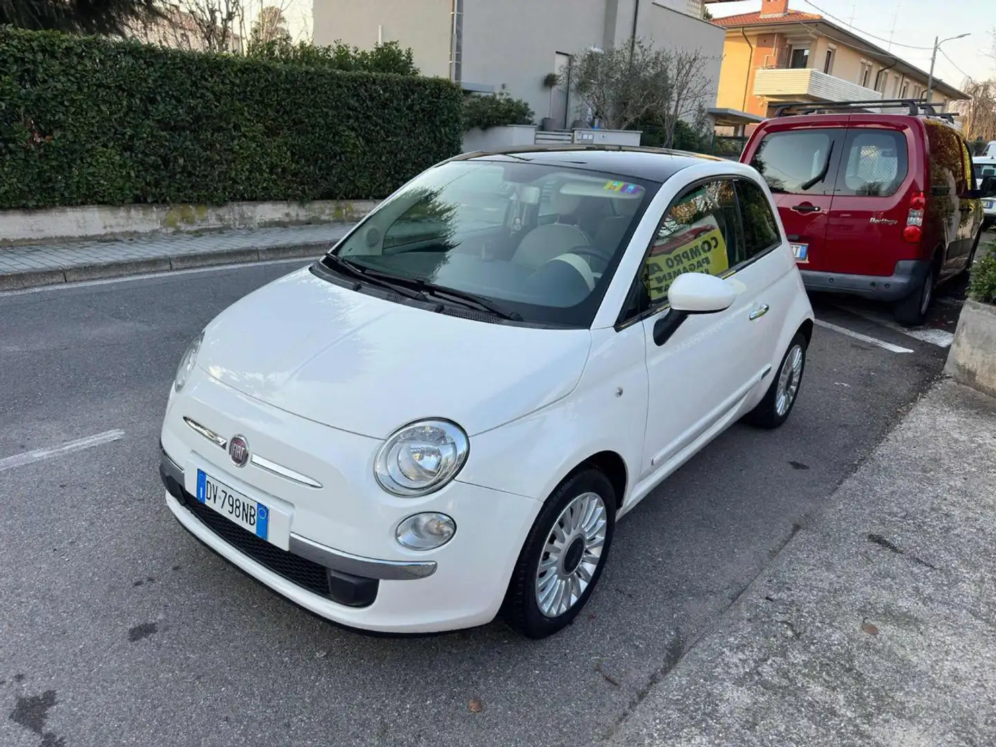 Fiat 500 1.2 lounge Bianco - 2