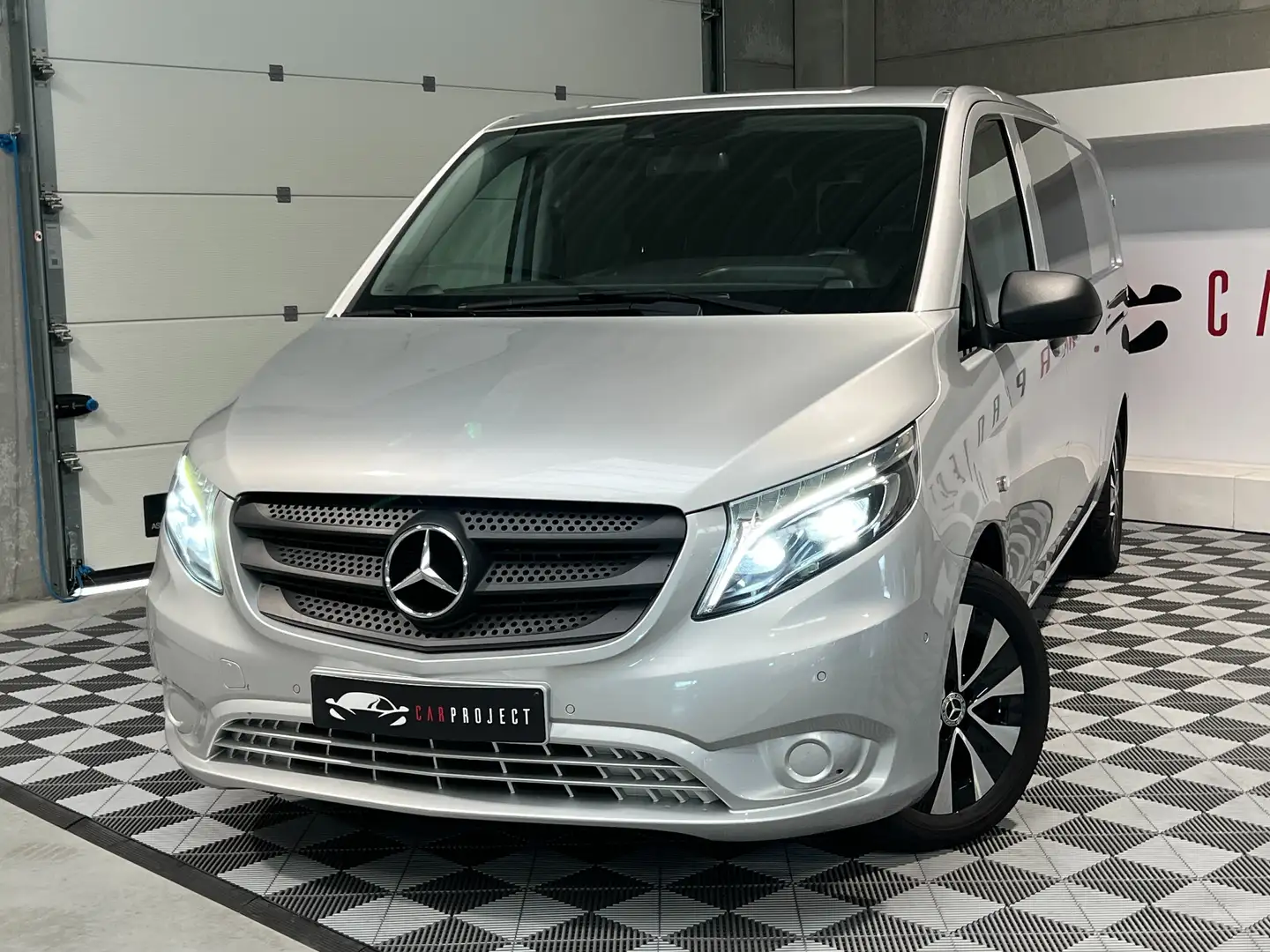 Mercedes-Benz Vito 119CDI A3/DOUBLE CAB/TVA RECUP/CUIR/LED/CAM Grijs - 1