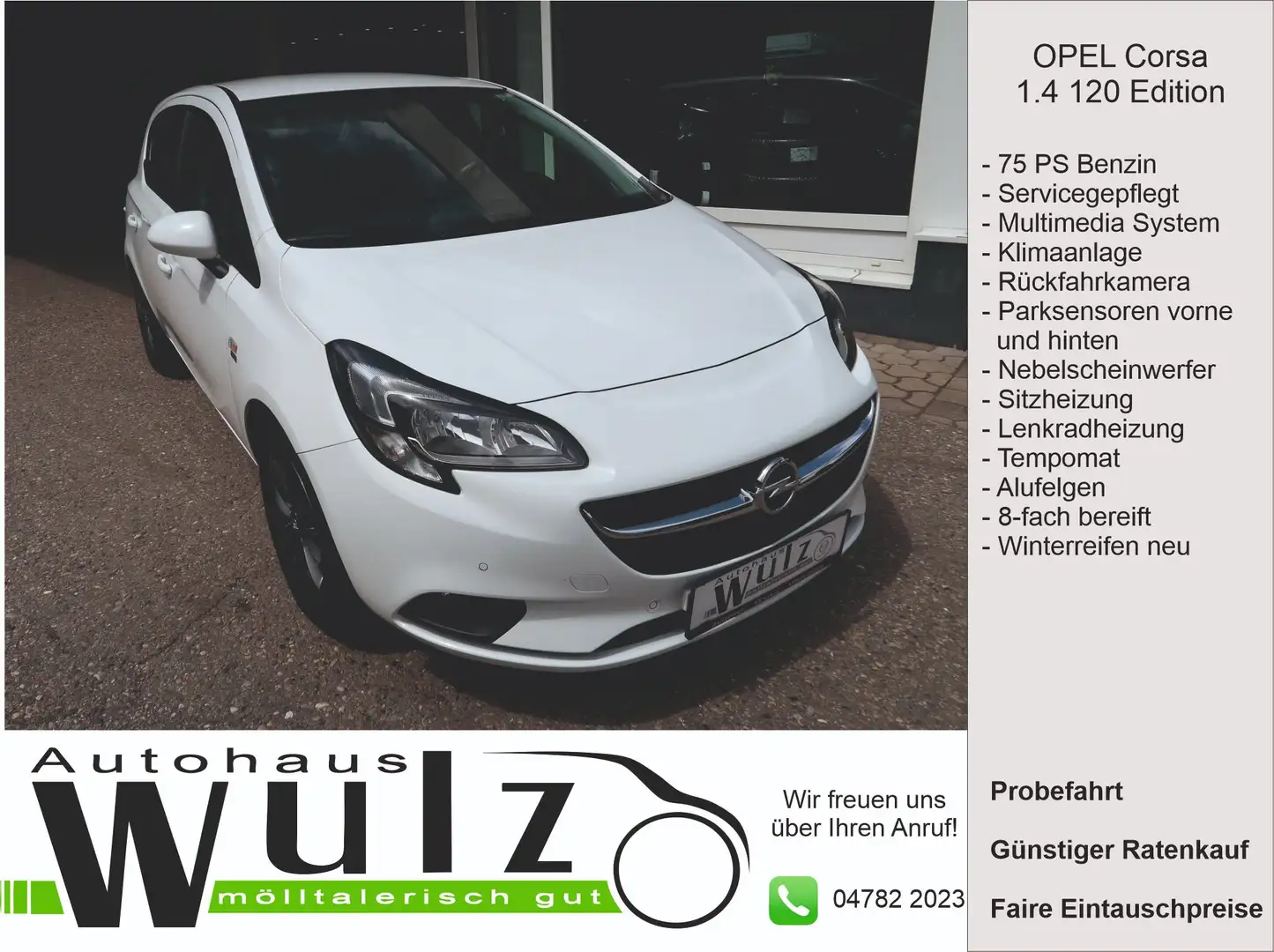Opel Corsa Corsa 1,4 Ecotec 120 J. Edition Weiß - 1