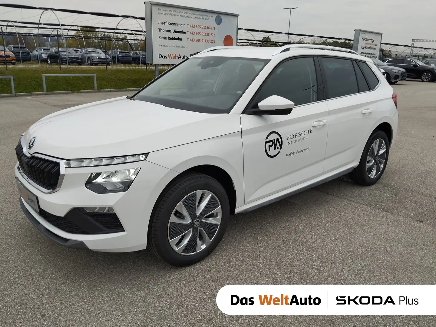Skoda Kamiq Selection TSI ACT Weiß - 1
